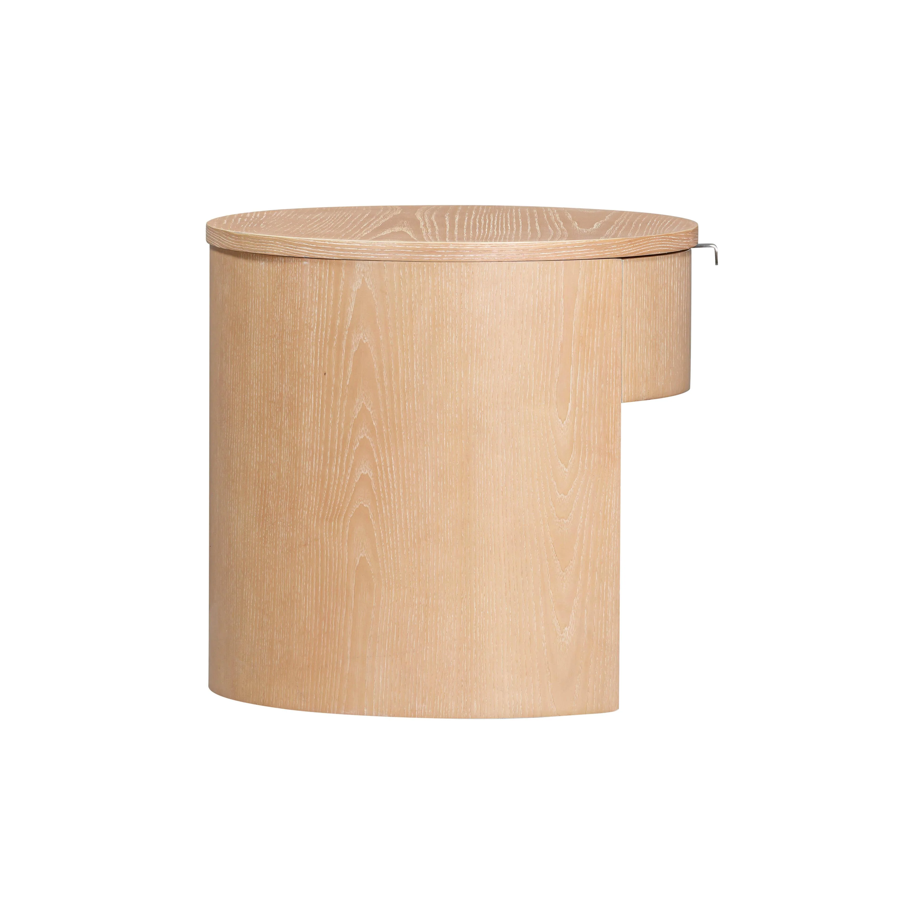 Marlow Wood Round Nightstand 22 Marlow Wood Round Nightstand