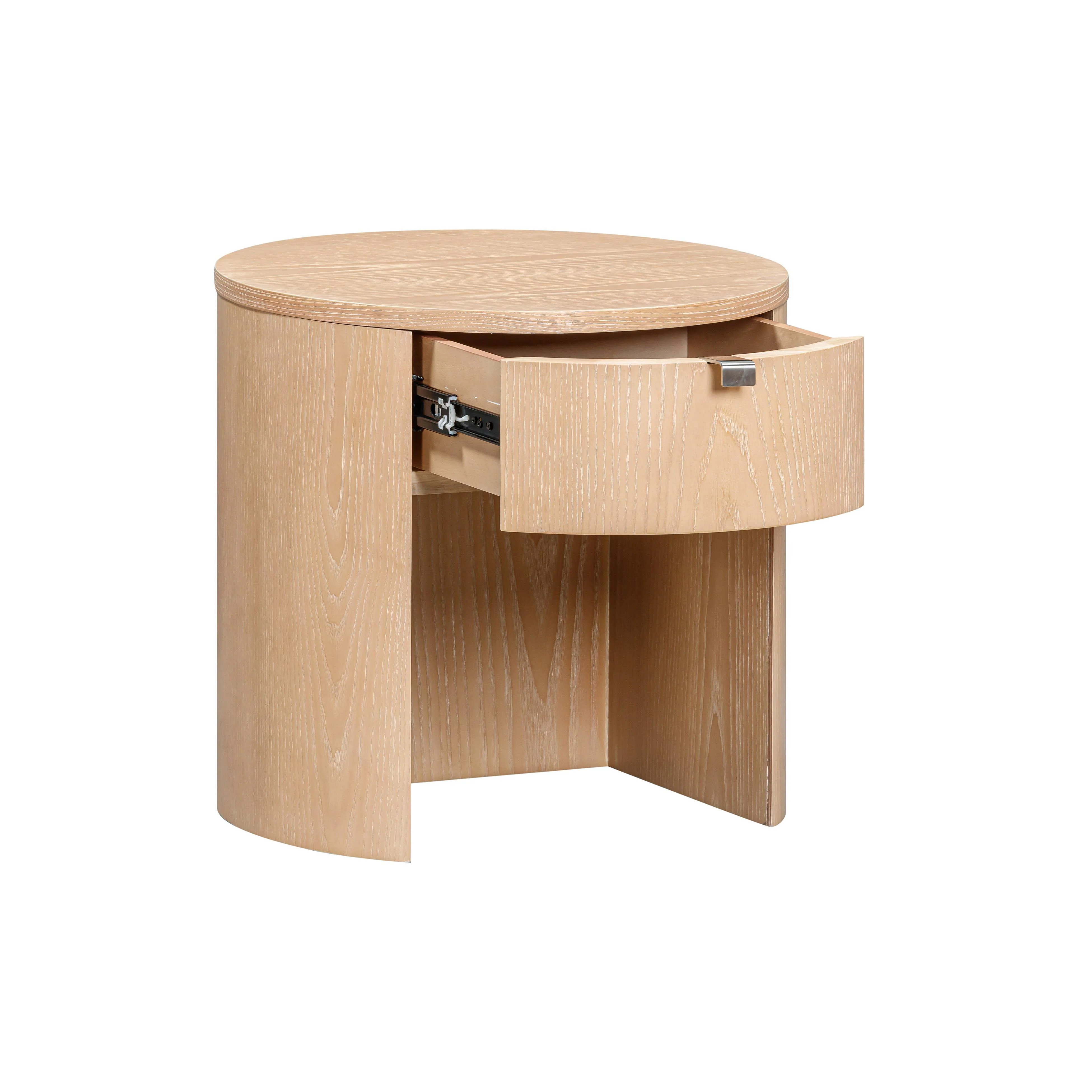Marlow Wood Round Nightstand 24 Marlow Wood Round Nightstand