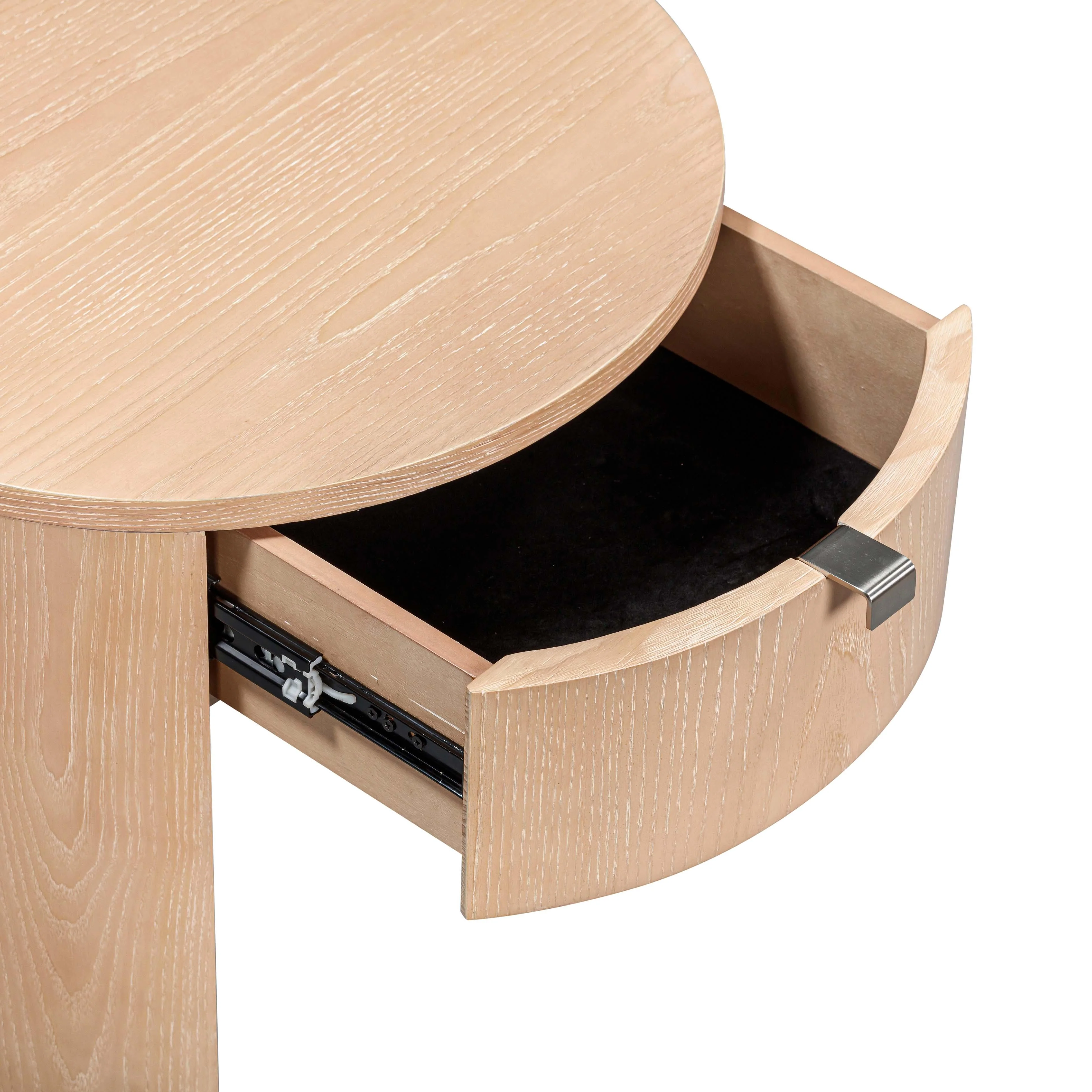 Marlow Wood Round Nightstand 25 Marlow Wood Round Nightstand
