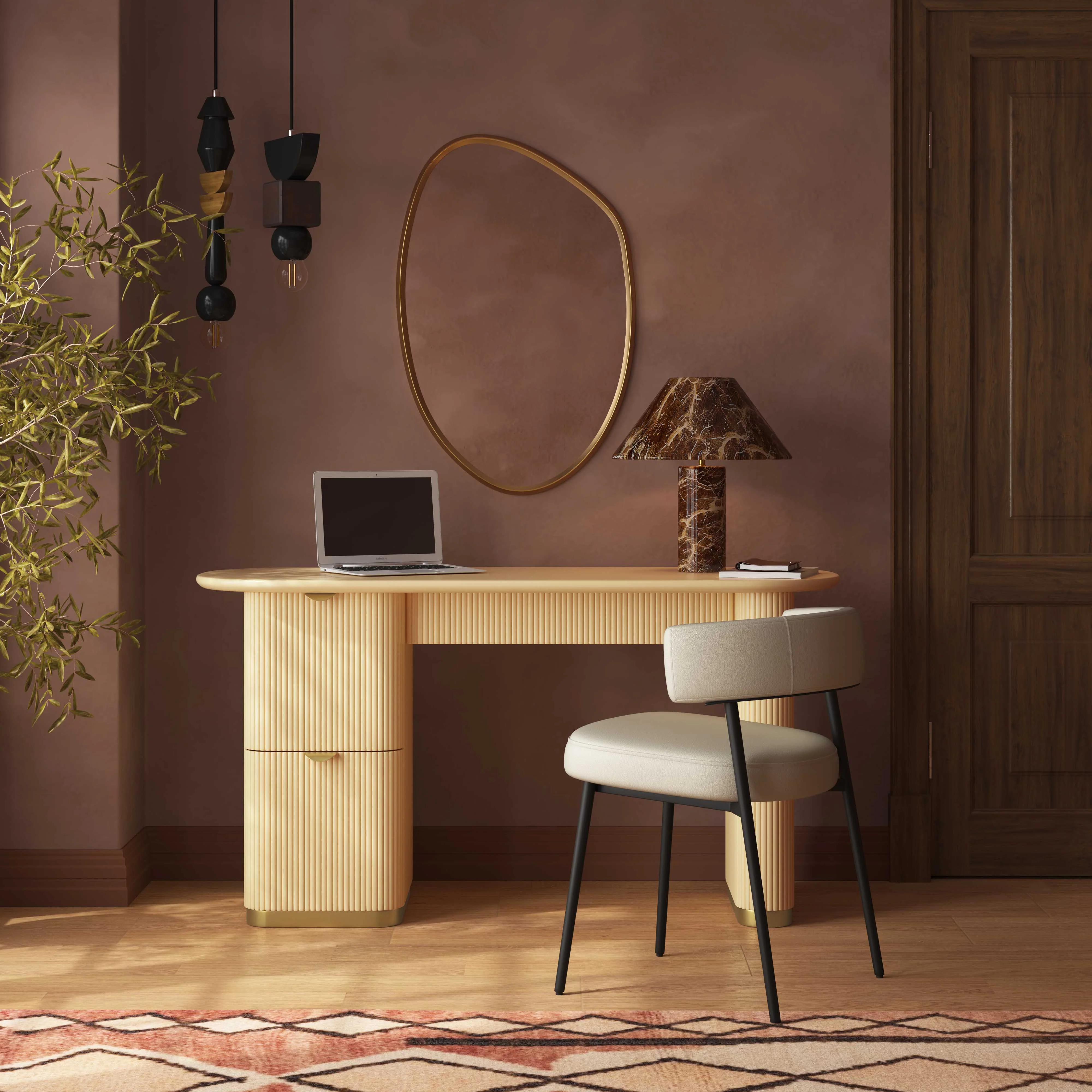 Francesca 3-Drawer Desk 32 Francesca 3-Drawer Desk