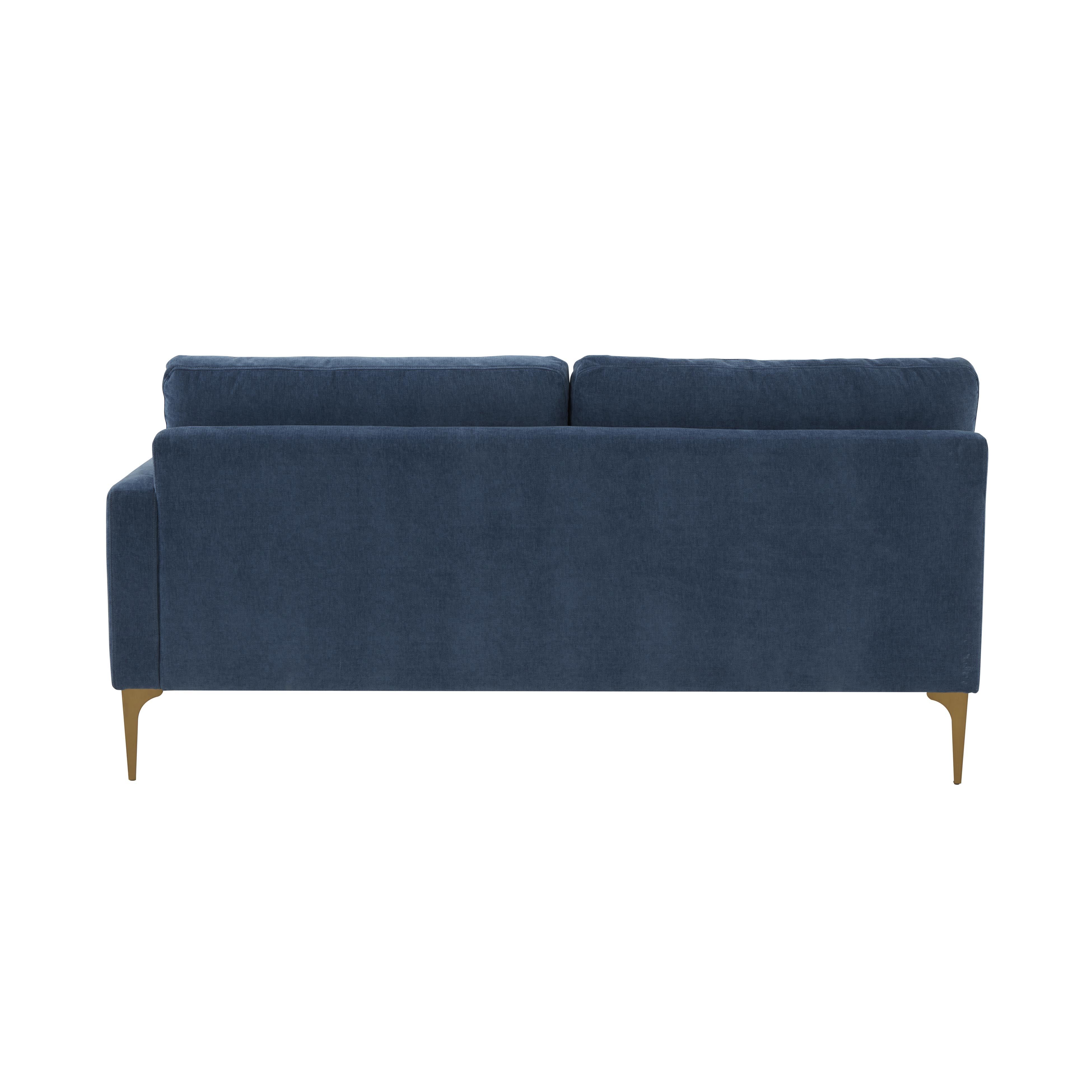 Serena Velvet Modular Loveseat 43 Serena Velvet Modular Loveseat