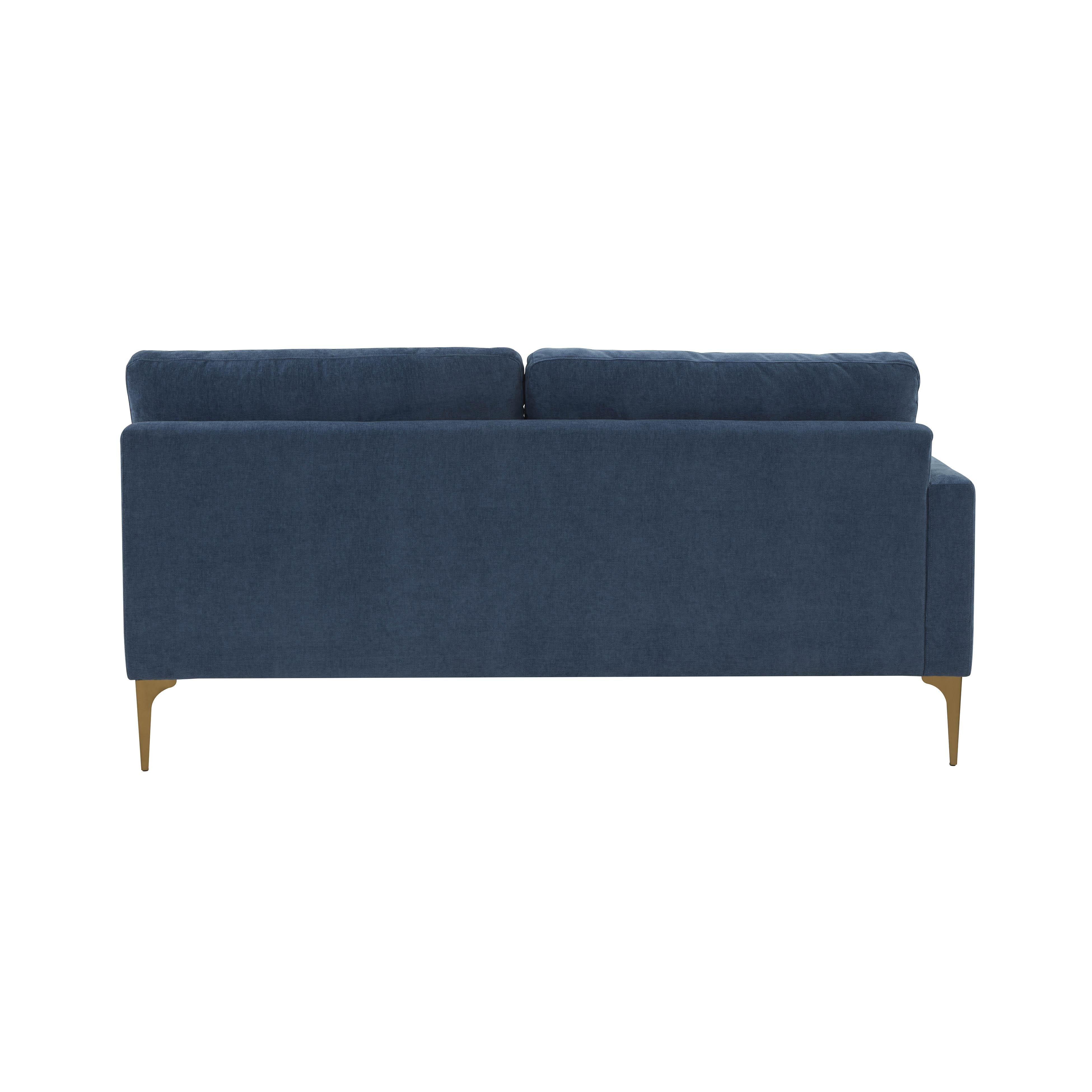 Serena Velvet Modular Loveseat 49 Serena Velvet Modular Loveseat
