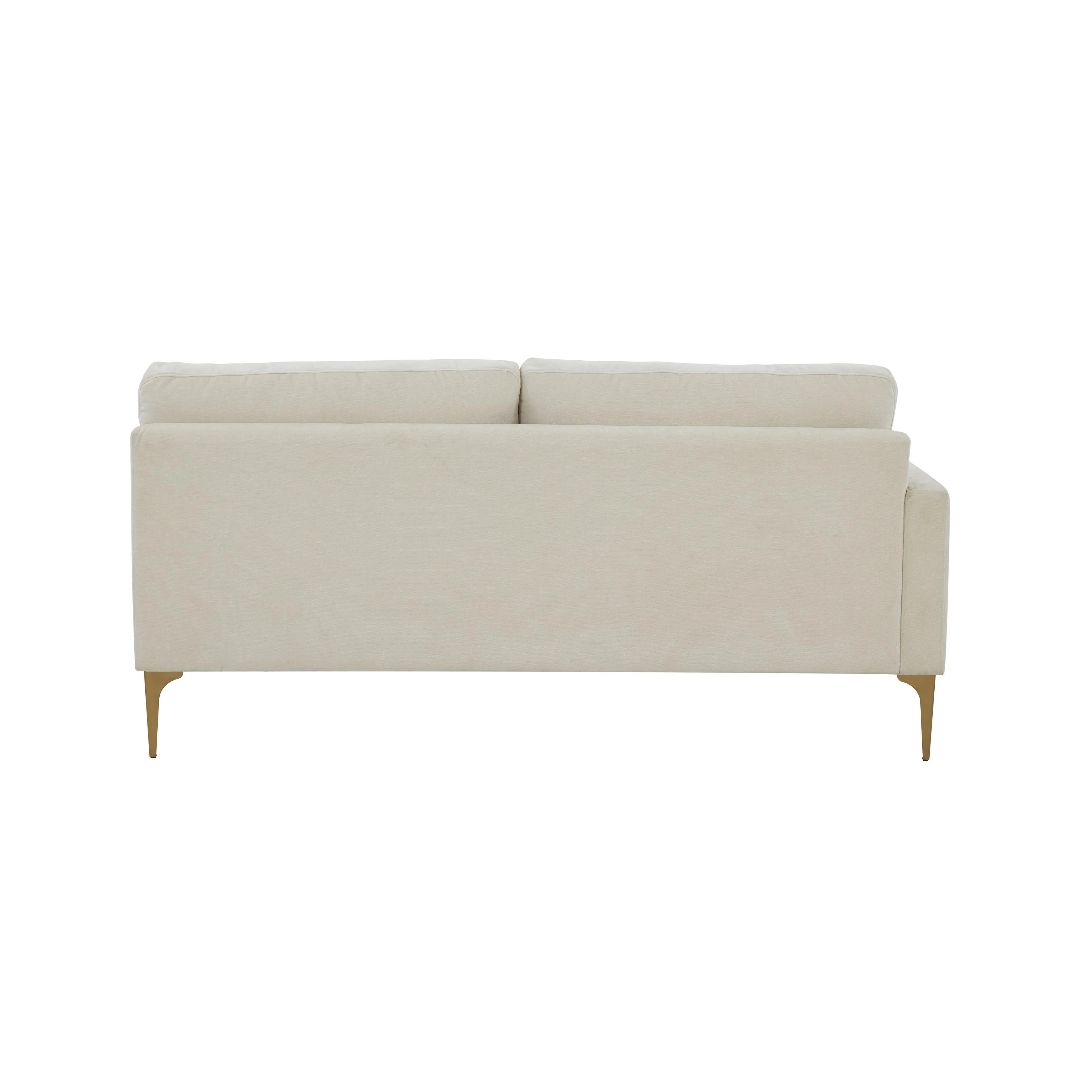 Serena Velvet Modular Loveseat 38 Serena Velvet Modular Loveseat