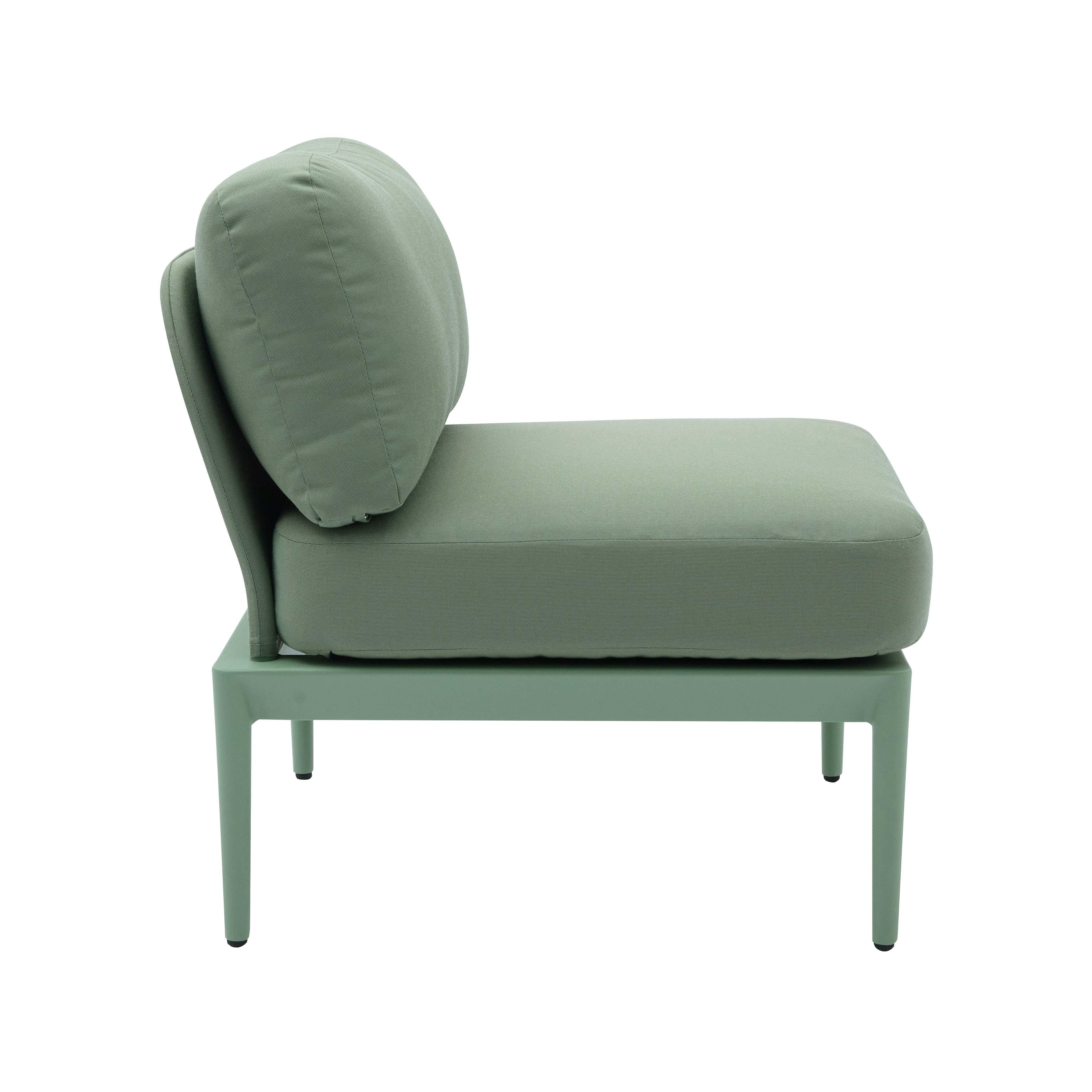 Kapri Modular Outdoor Armless Chair 27 Kapri Modular Outdoor Armless Chair