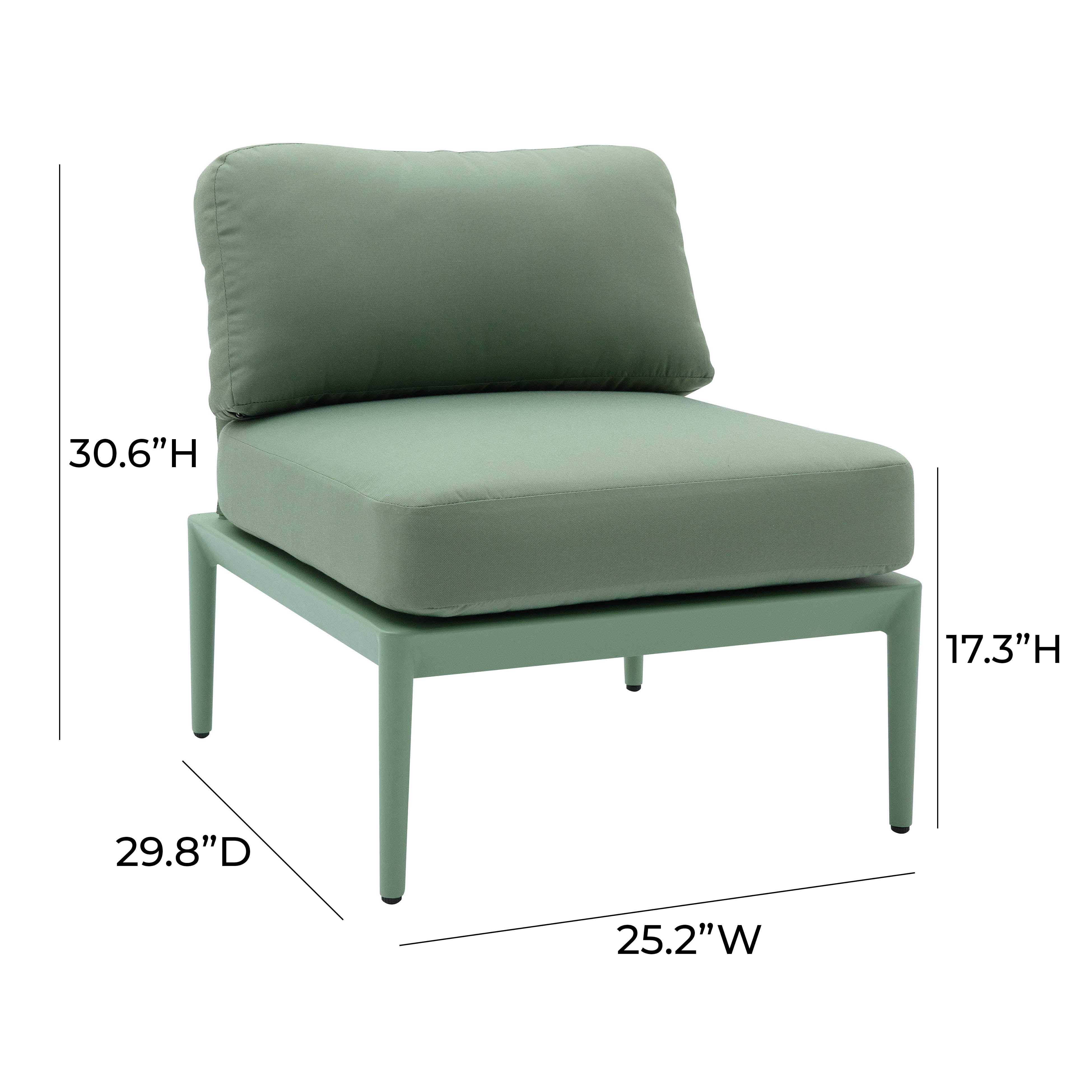 Kapri Modular Outdoor Armless Chair 28 Kapri Modular Outdoor Armless Chair