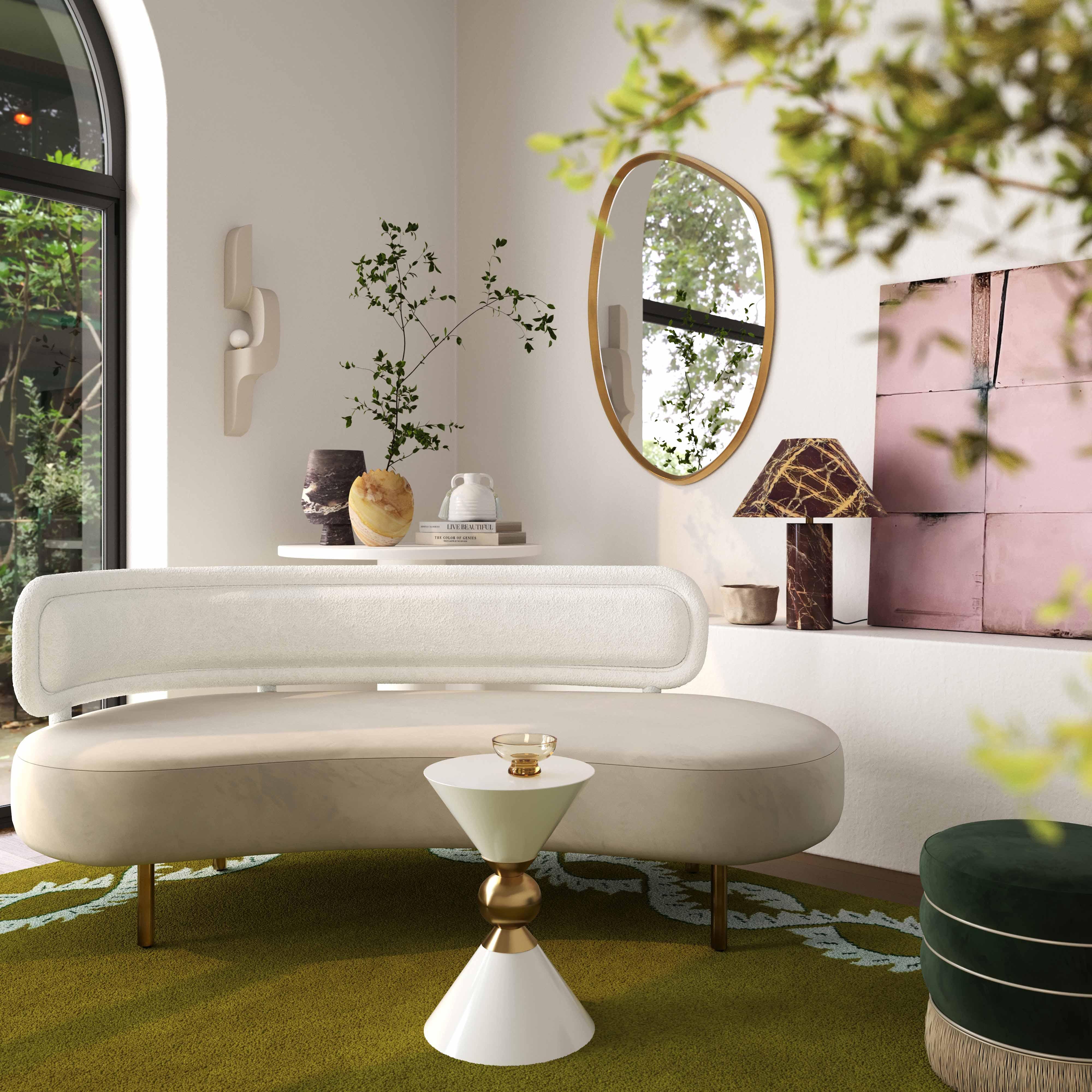 Mika Gold Wall Mirror 9 Mika Gold Wall Mirror