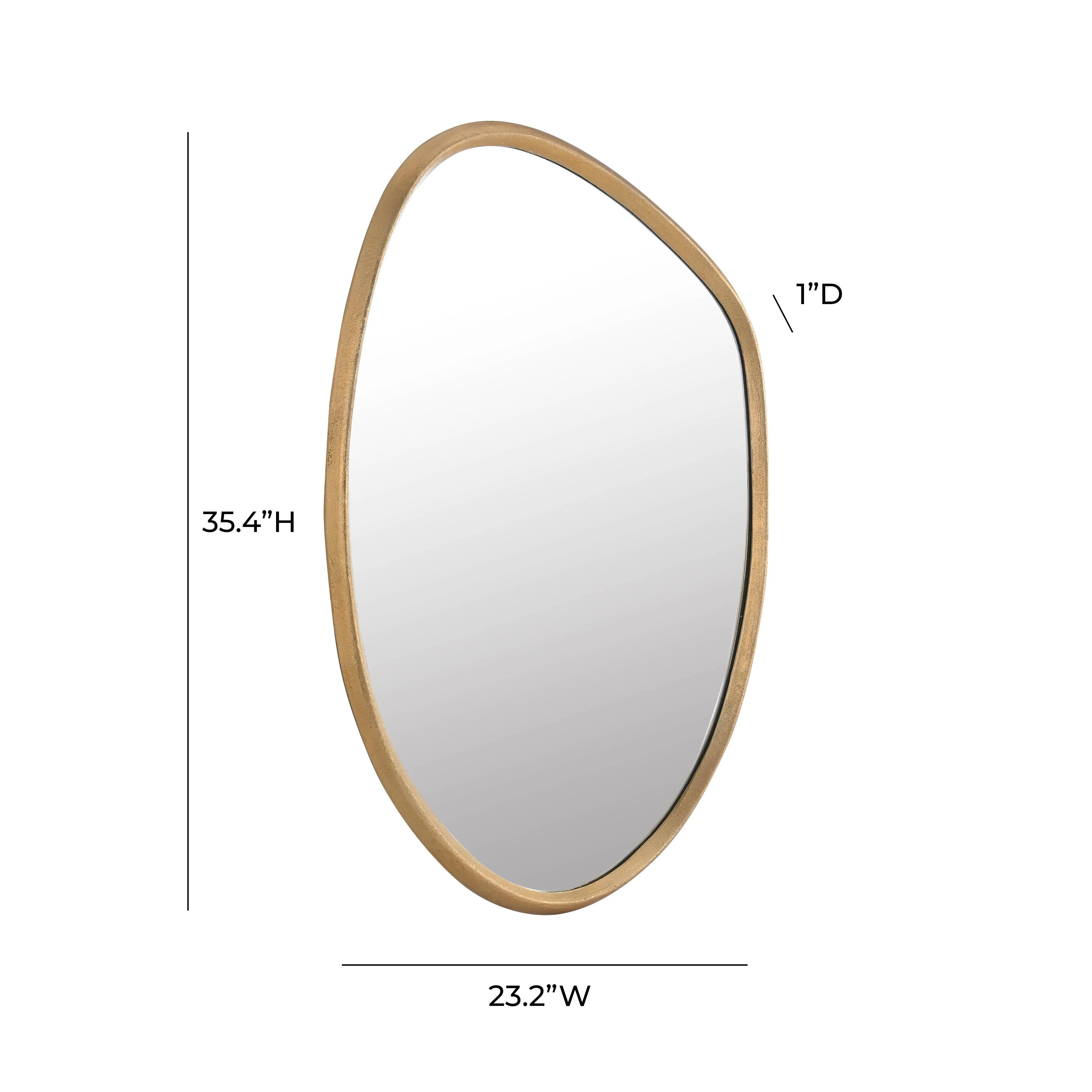 Mika Gold Wall Mirror 14 Mika Gold Wall Mirror