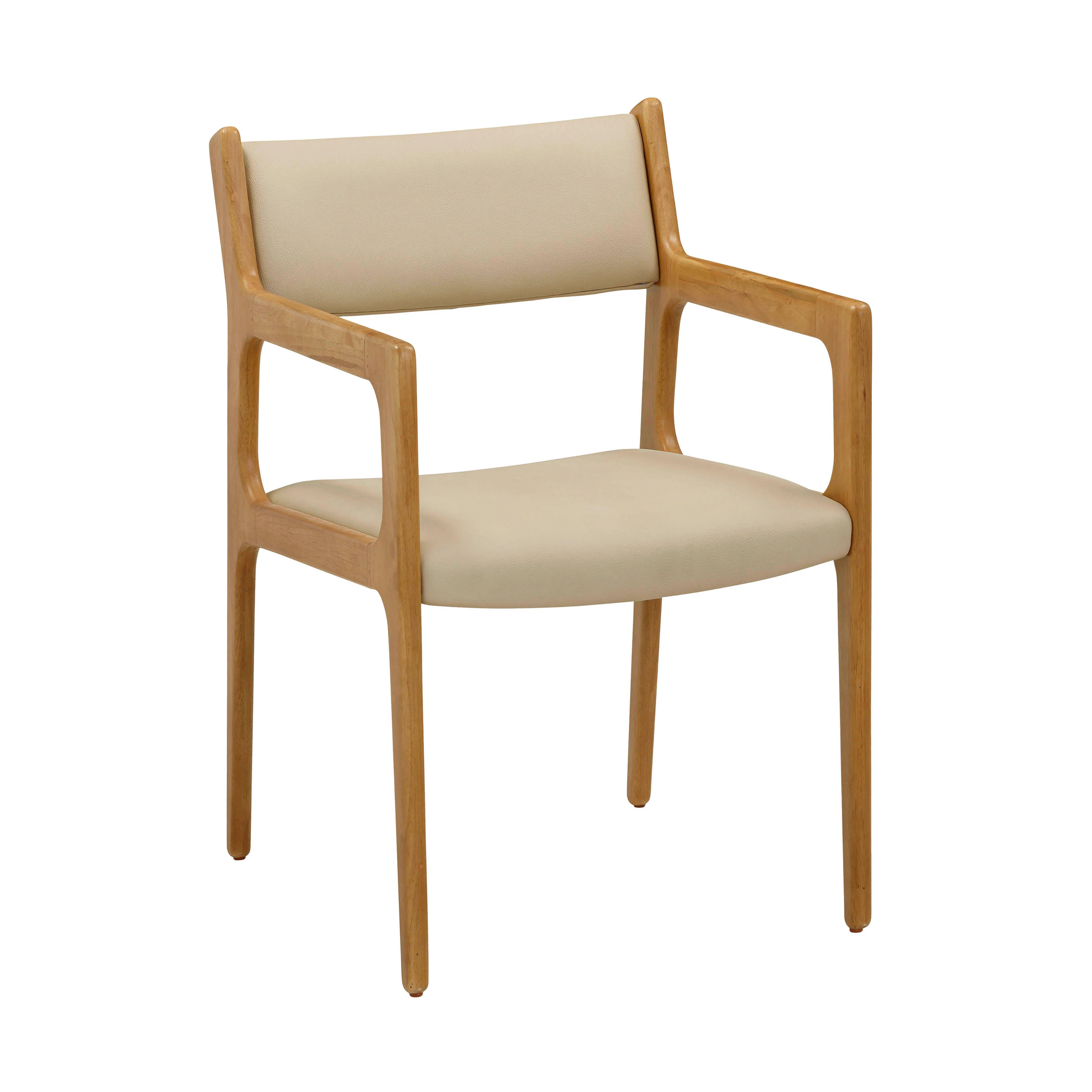 Ari Cream Performance Vegan Leather Dining Chair - Set of 2 11 Ari Cream Performance Vegan Leather Dining Chair - Set of 2