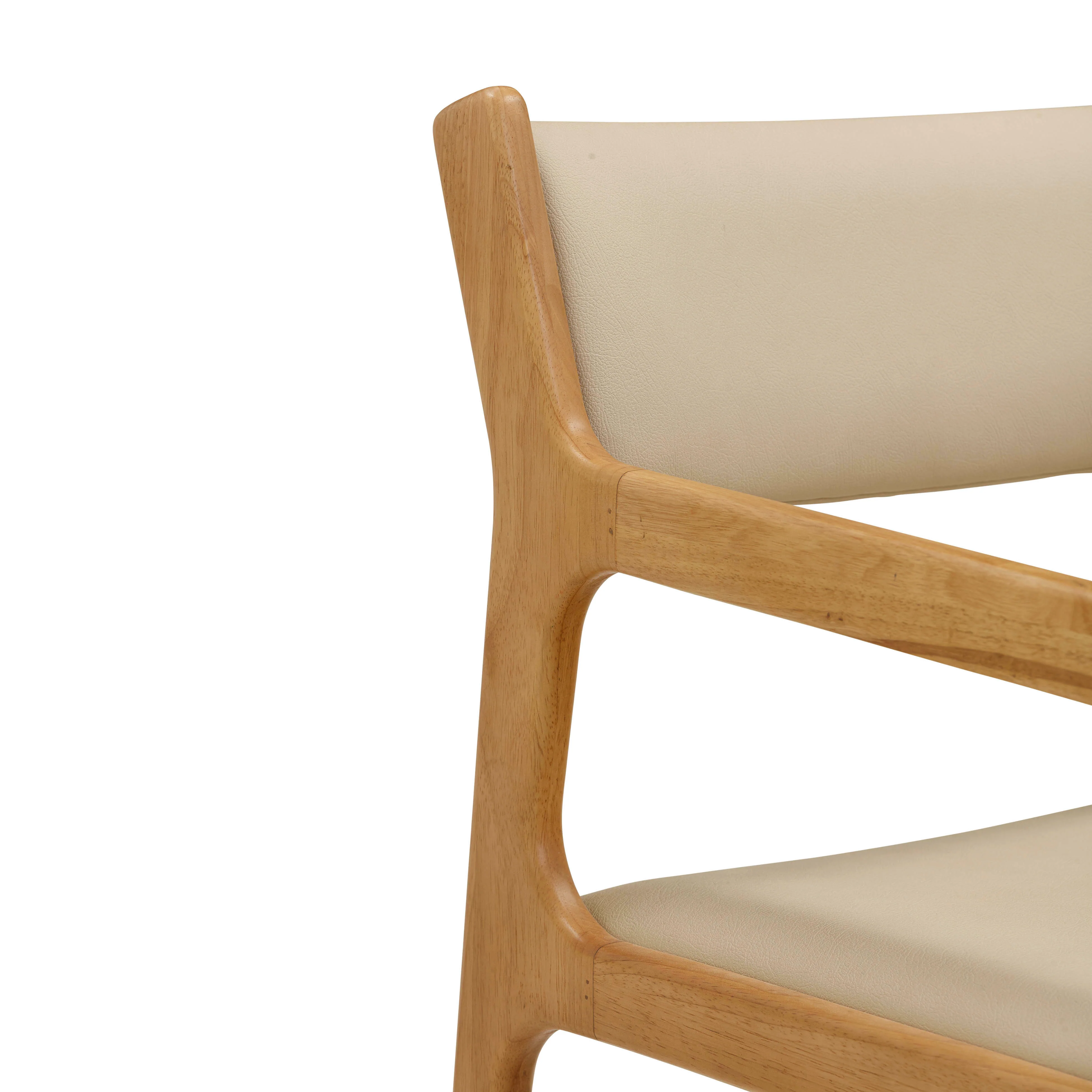 Ari Cream Performance Vegan Leather Dining Chair - Set of 2 15 Ari Cream Performance Vegan Leather Dining Chair - Set of 2