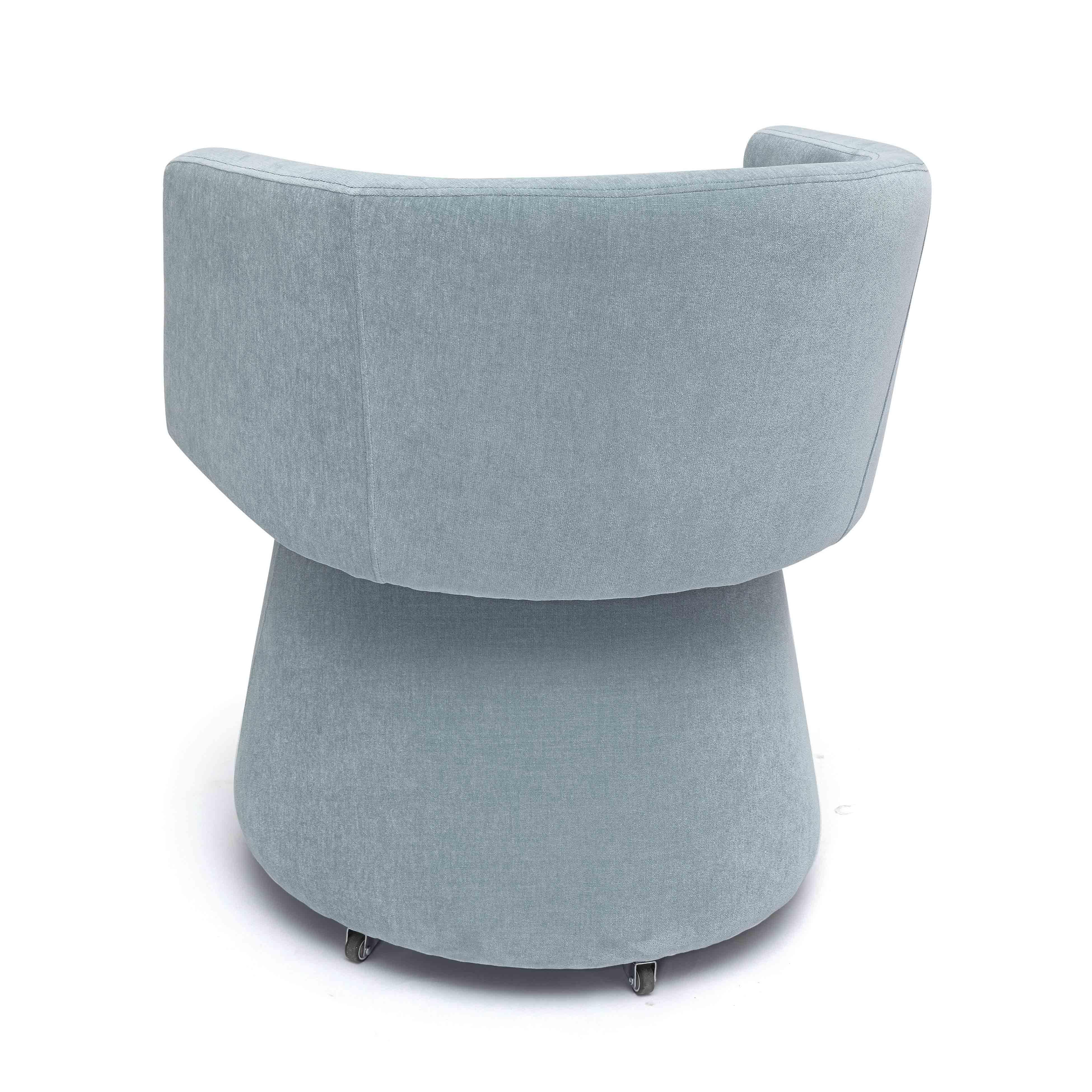 Kristen Upcycled Chenille Rolling Desk Chair 10 Kristen Upcycled Chenille Rolling Desk Chair