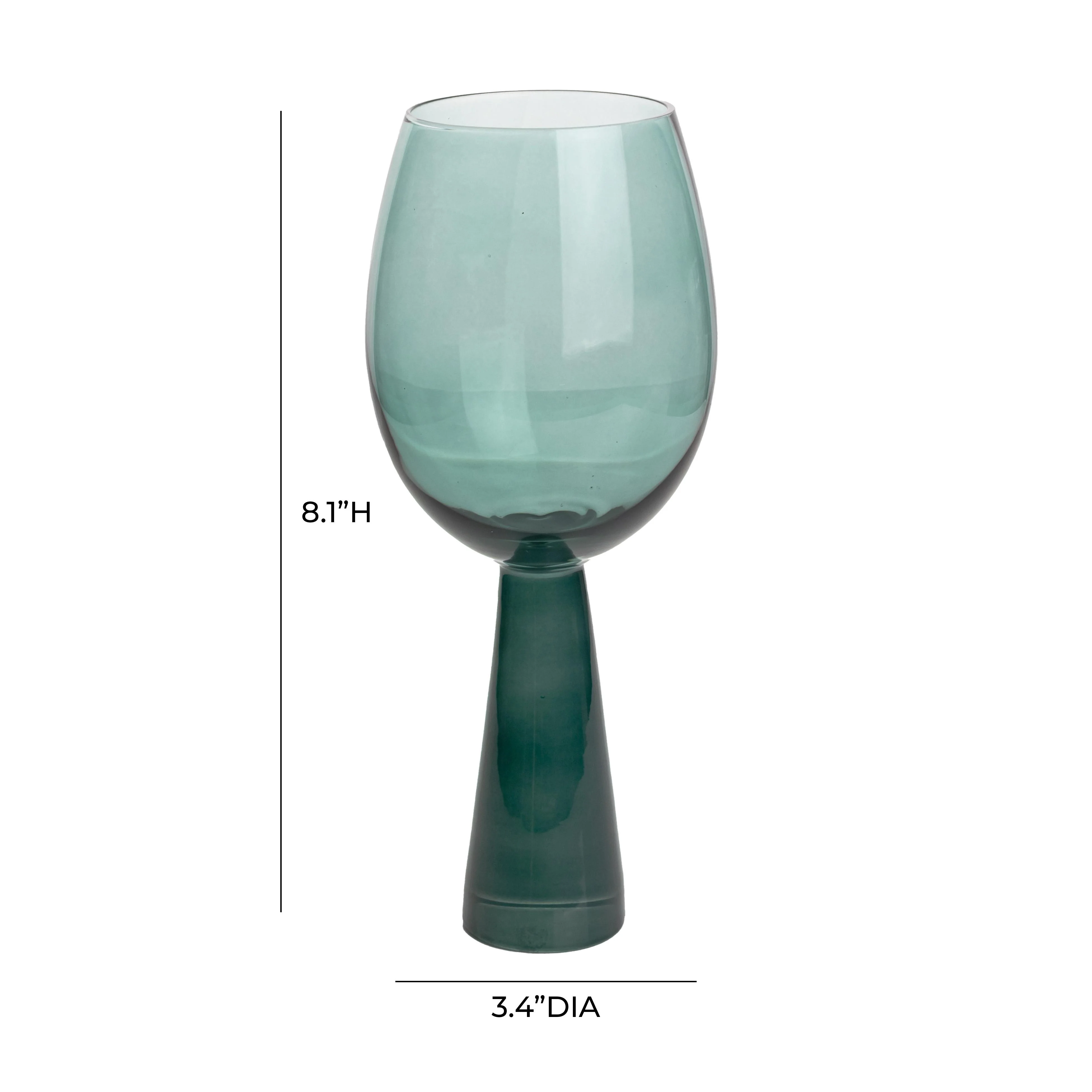 Rose Wine Glasses - Set of 4 35 Rose Wine Glasses - Set of 4