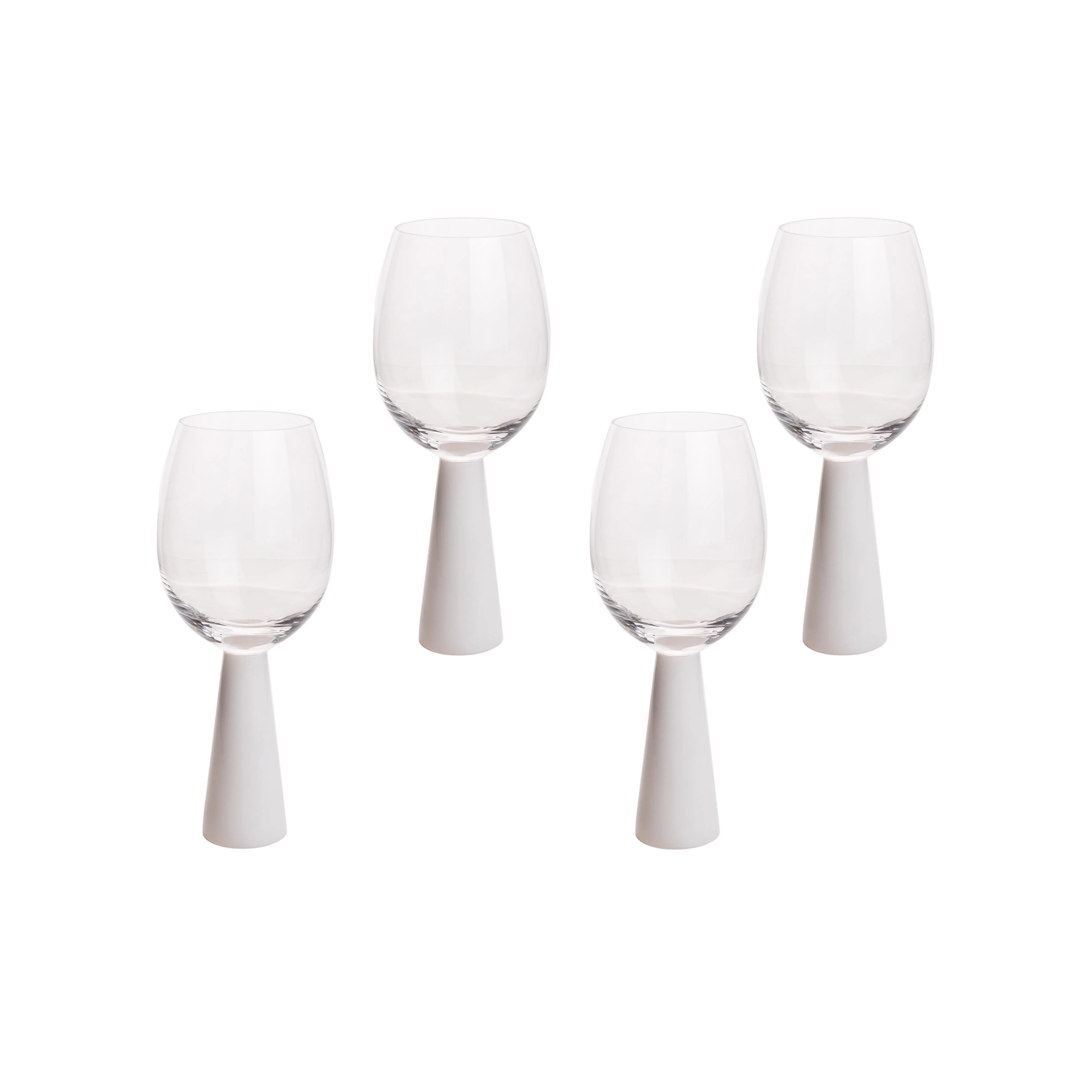 Rose Wine Glasses - Set of 4 38 Rose Wine Glasses - Set of 4