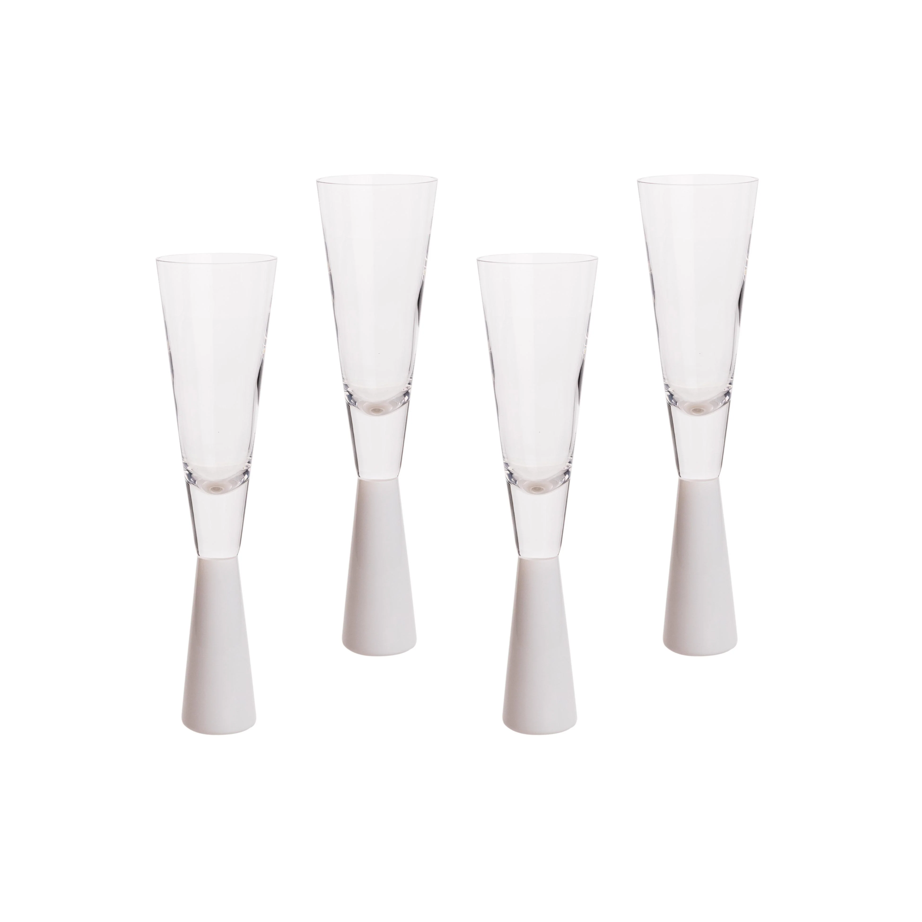 Flute Champagne Glasses - Set of 4 39 Flute Champagne Glasses - Set of 4