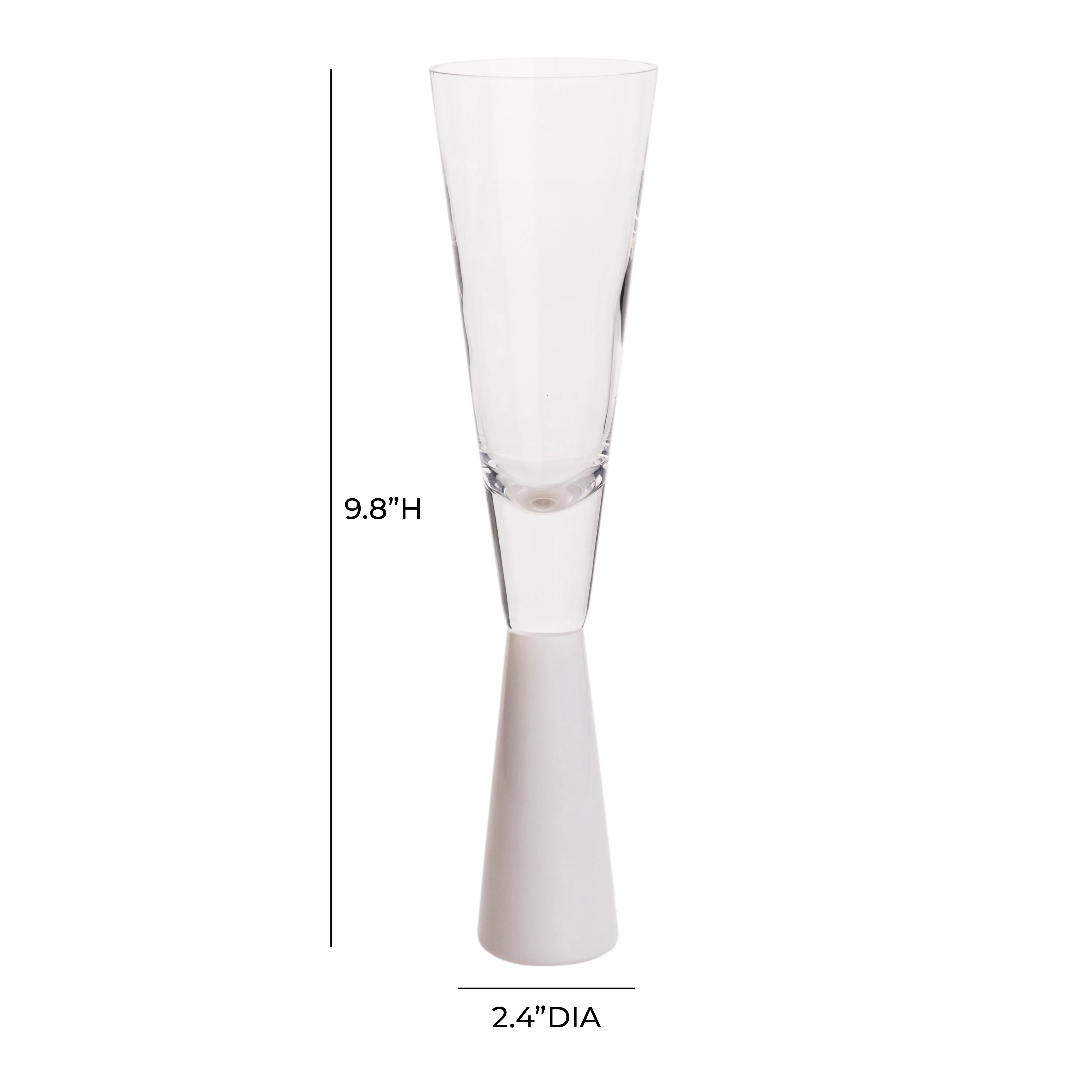 Flute Champagne Glasses - Set of 4 43 Flute Champagne Glasses - Set of 4