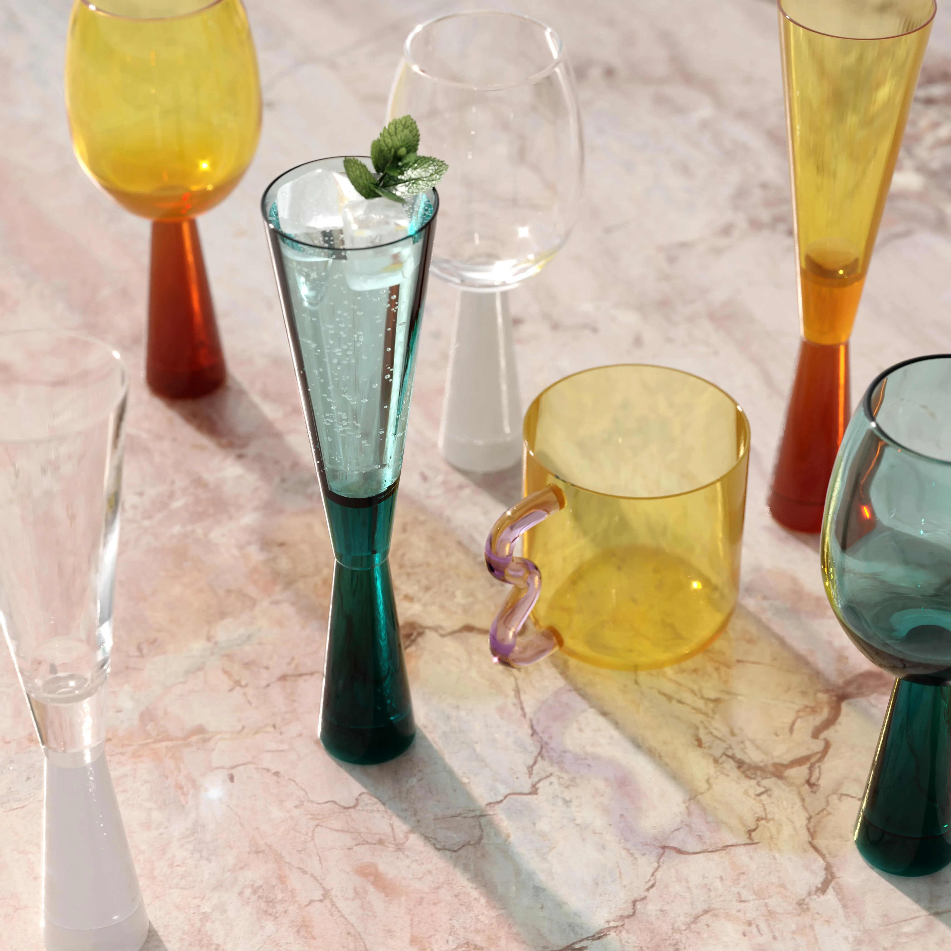 Flute Champagne Glasses - Set of 4 31 Flute Champagne Glasses - Set of 4
