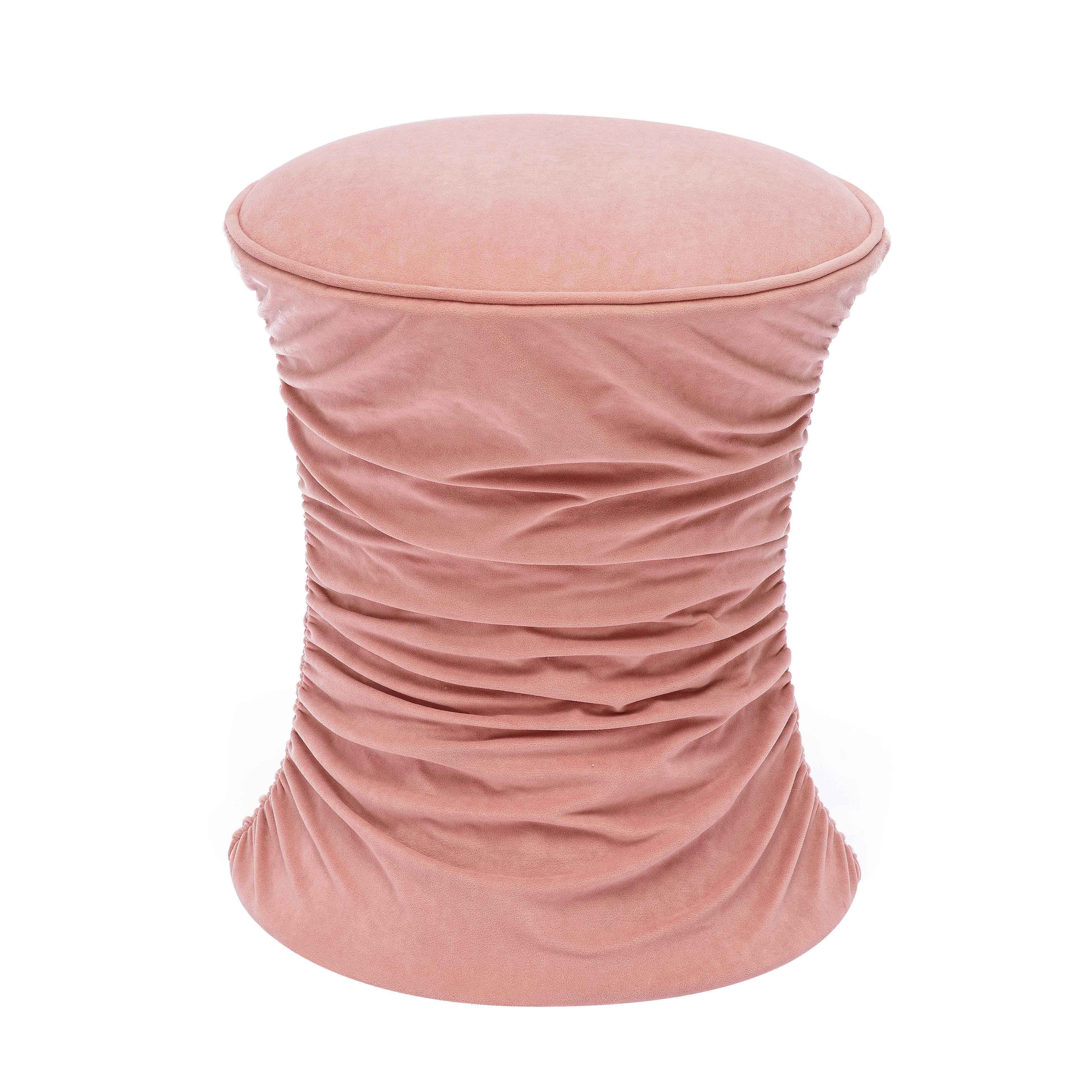Bounce Ruched Velvet Adjustable Ottoman 29 Bounce Ruched Velvet Adjustable Ottoman