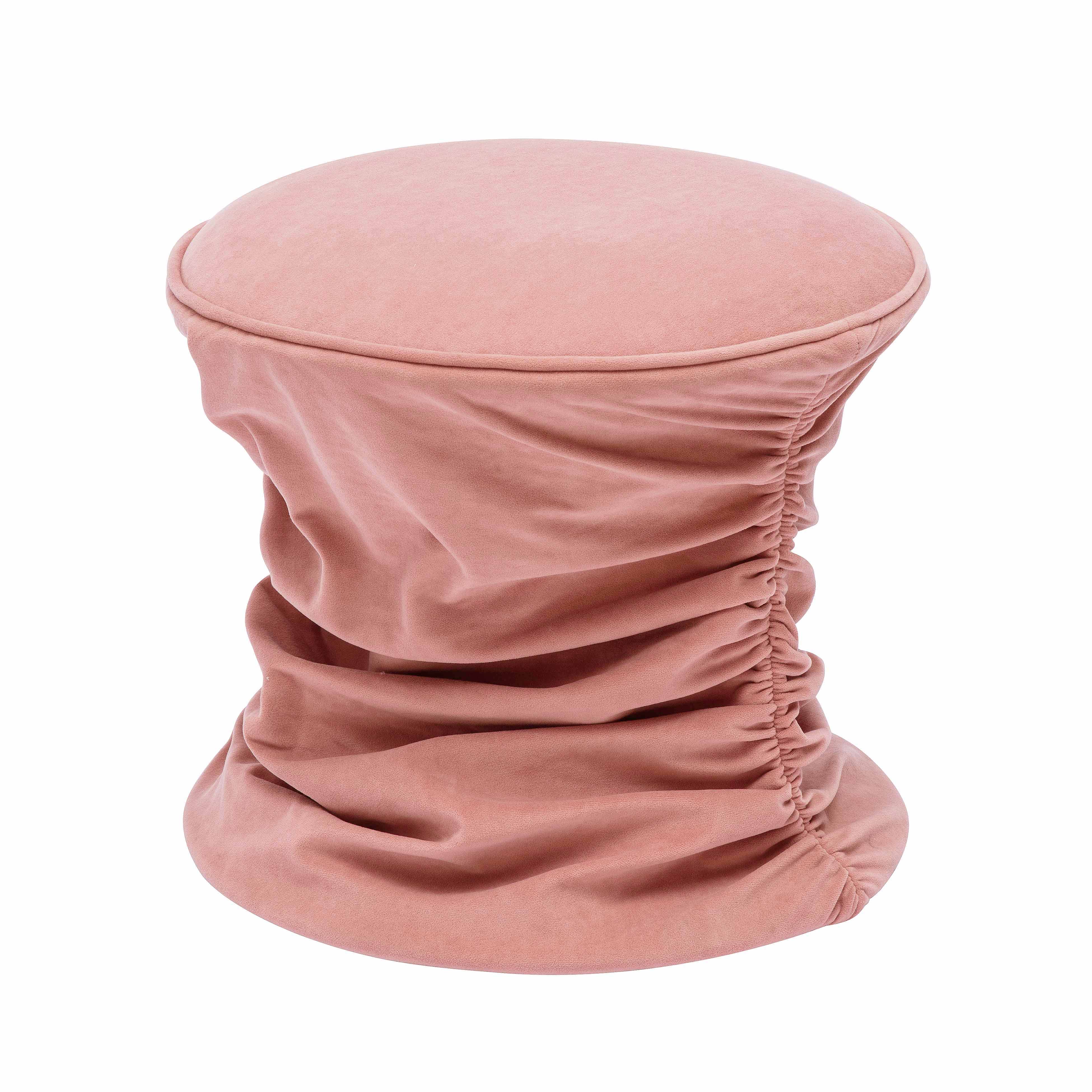 Bounce Ruched Velvet Adjustable Ottoman 31 Bounce Ruched Velvet Adjustable Ottoman