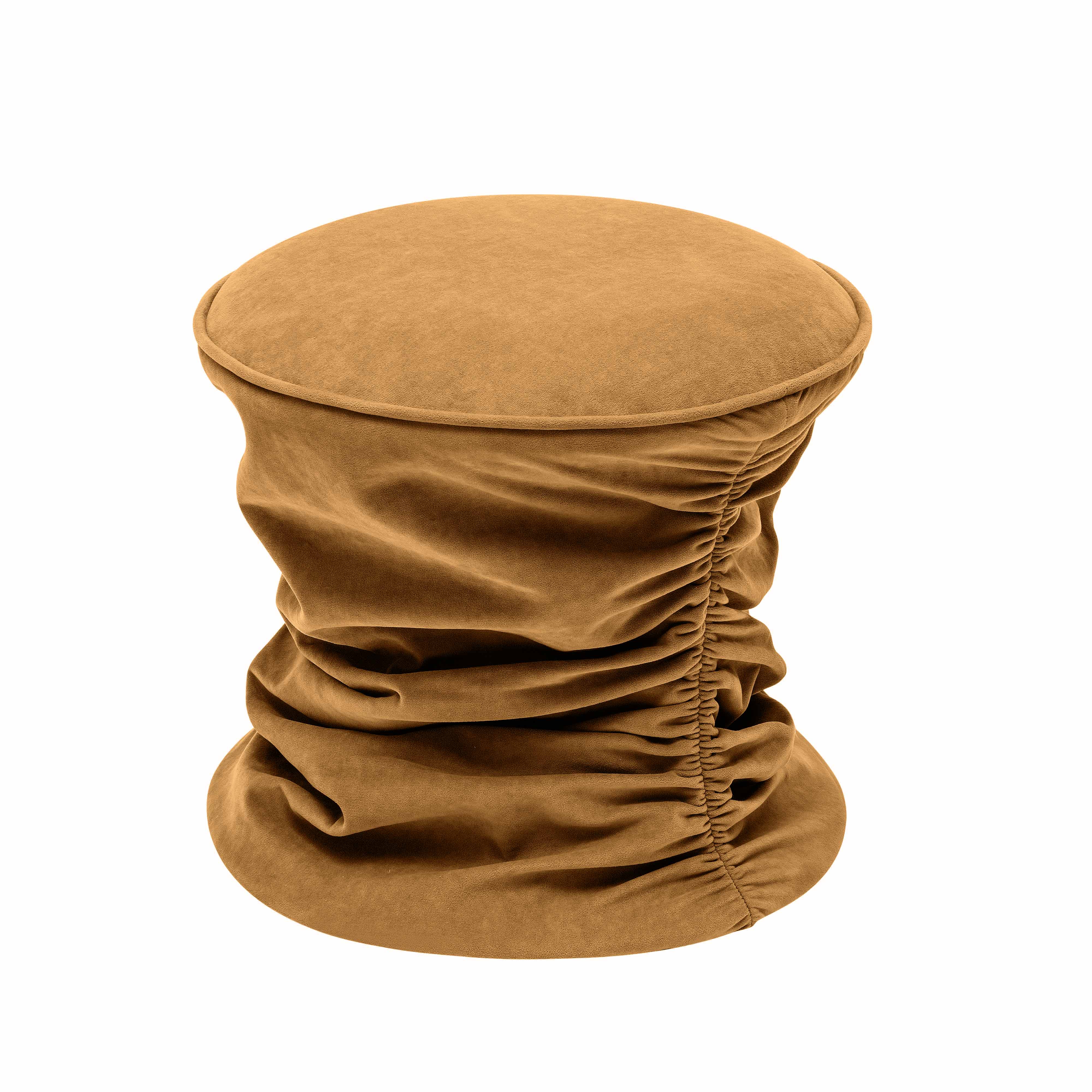 Bounce Ruched Velvet Adjustable Ottoman 23 Bounce Ruched Velvet Adjustable Ottoman