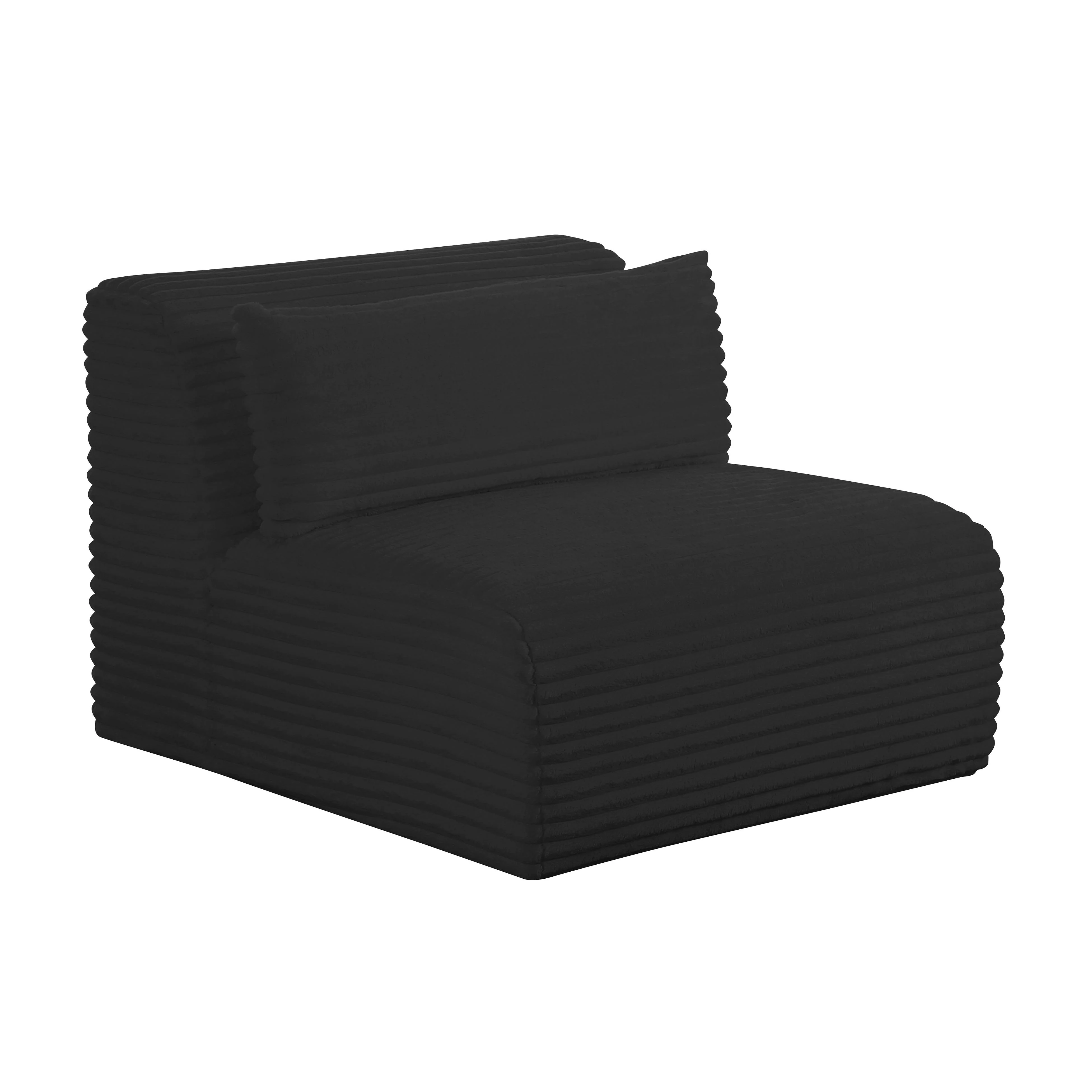Tarra Fluffy Oversized Corduroy Modular Armless Chair 19 Tarra Fluffy Oversized Corduroy Modular Armless Chair