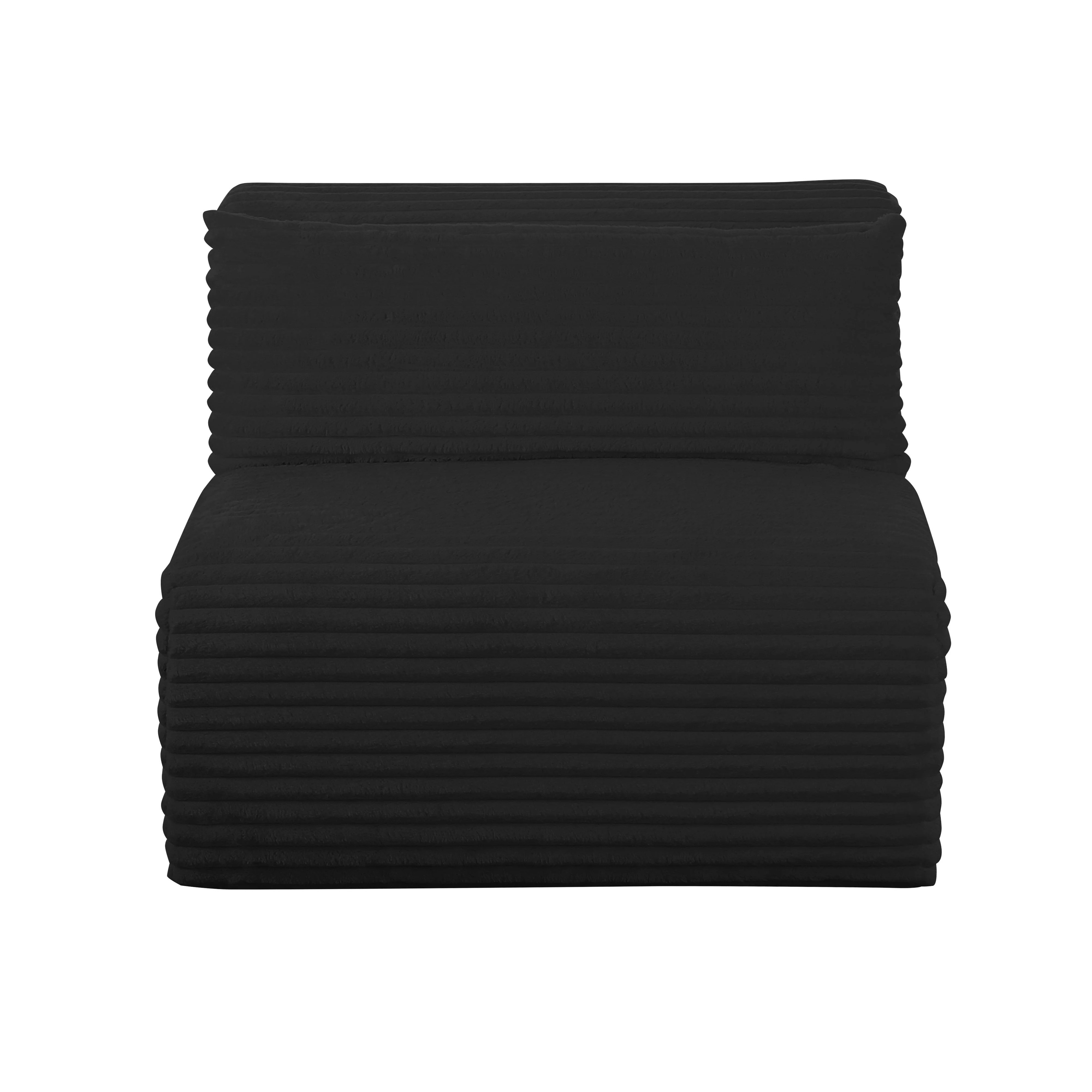 Tarra Fluffy Oversized Corduroy Modular Armless Chair 21 Tarra Fluffy Oversized Corduroy Modular Armless Chair