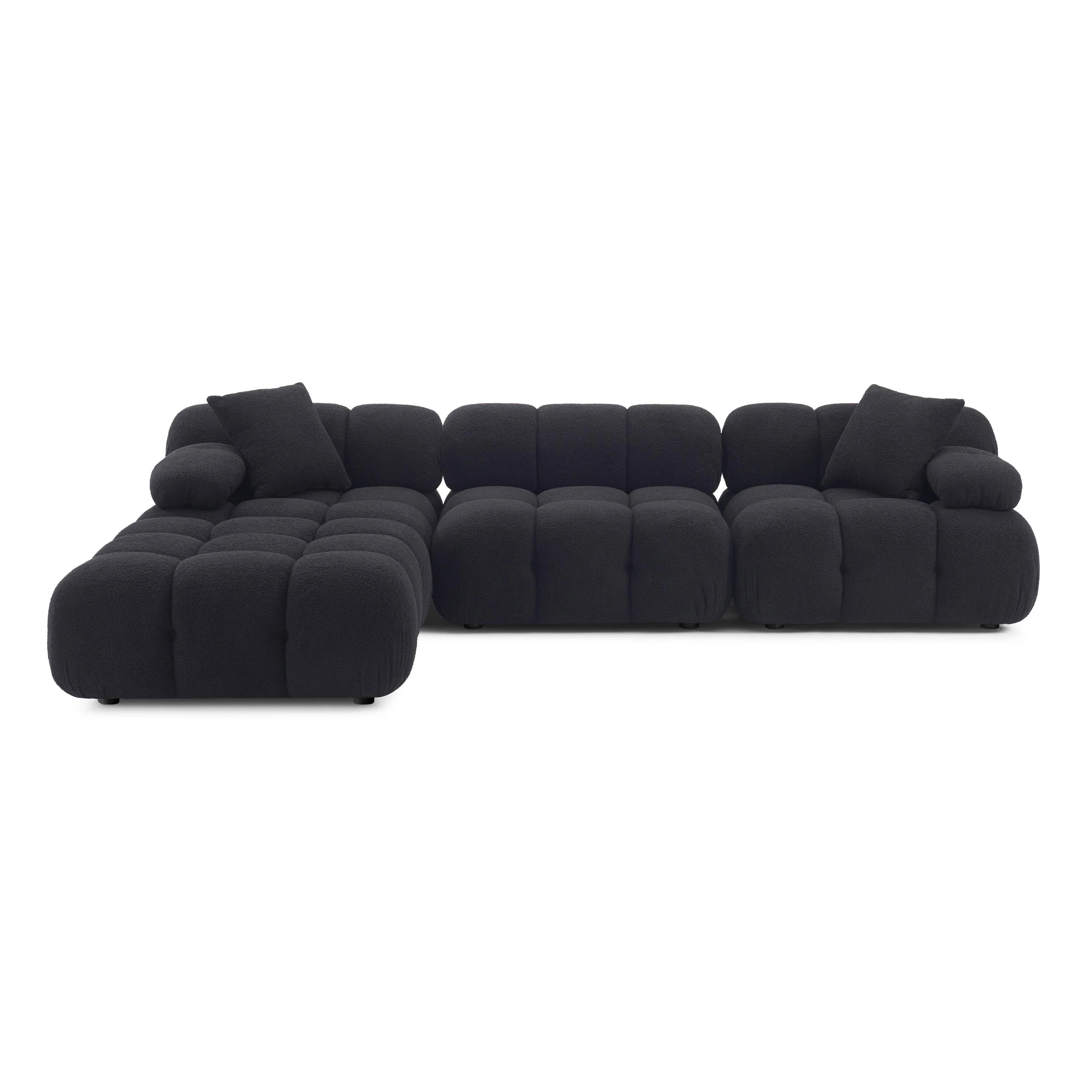 Calliope Vegan Shearling Modular Sectional 33 Calliope Vegan Shearling Modular Sectional