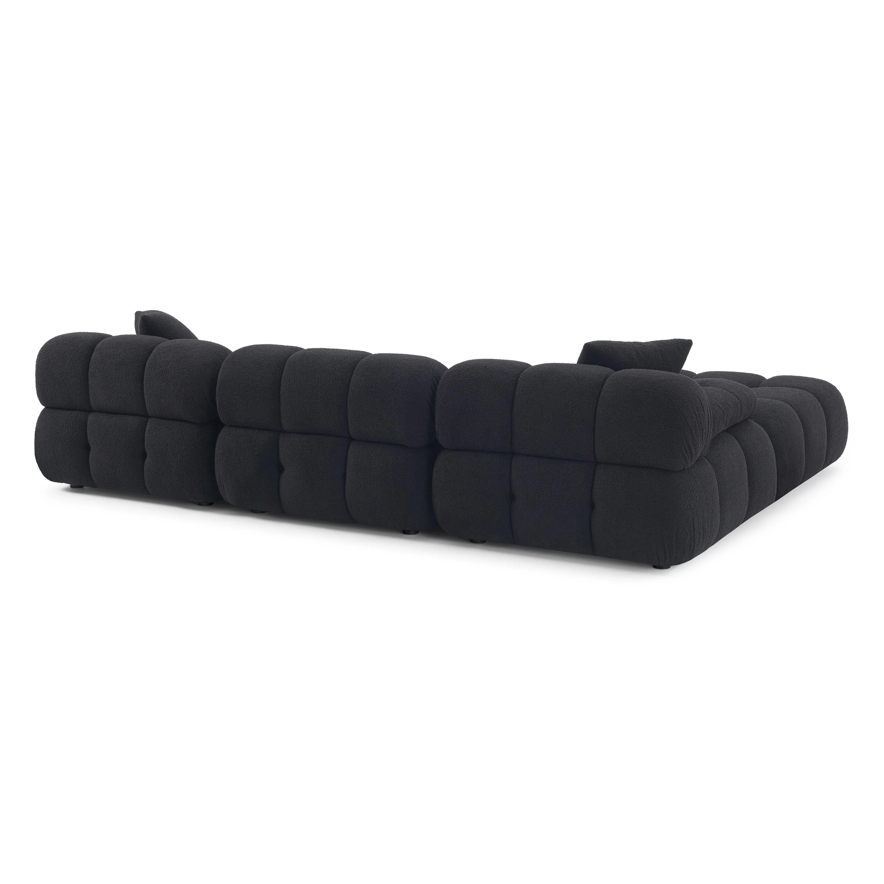 Calliope Vegan Shearling Modular Sectional 36 Calliope Vegan Shearling Modular Sectional