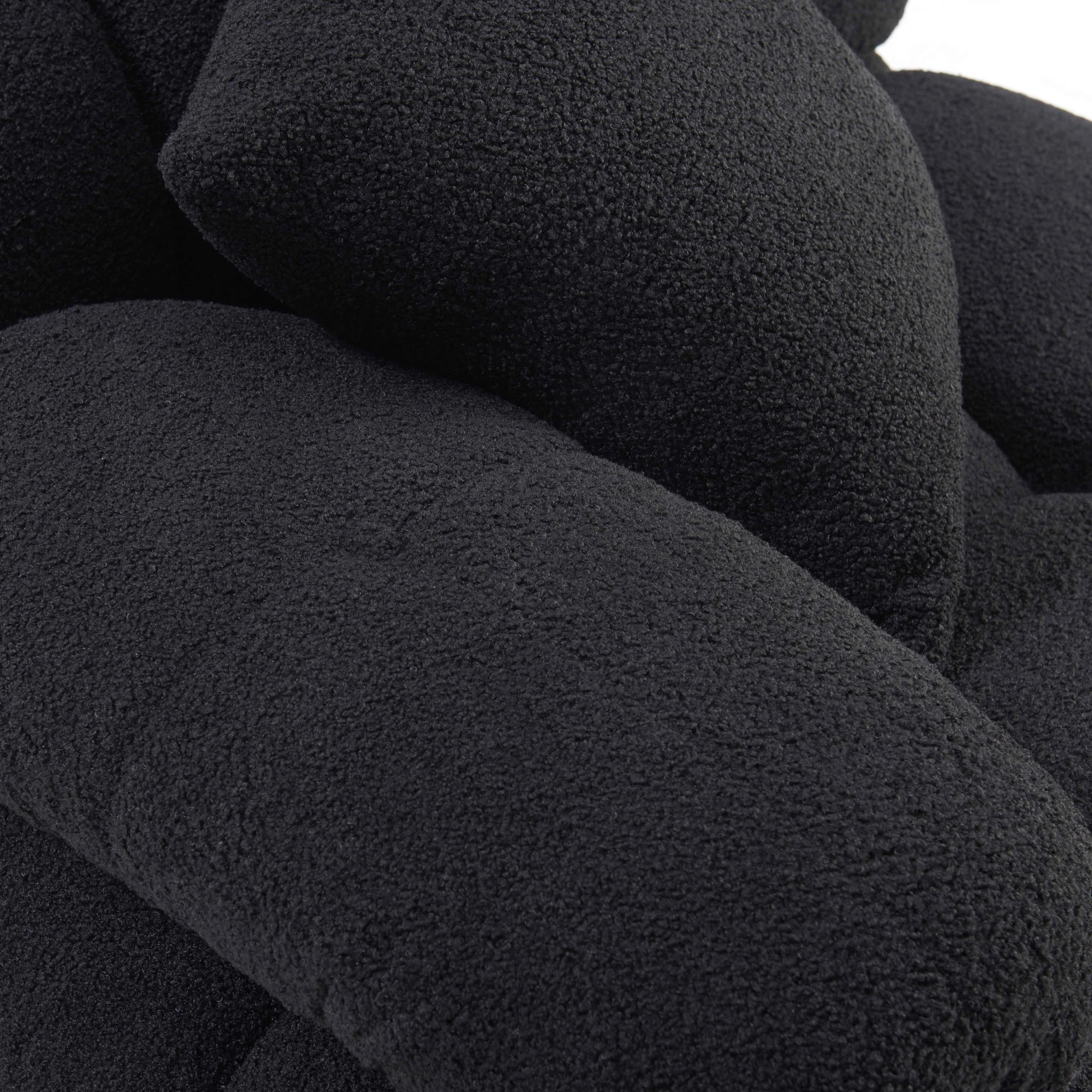 Calliope Vegan Shearling Modular Sectional 38 Calliope Vegan Shearling Modular Sectional