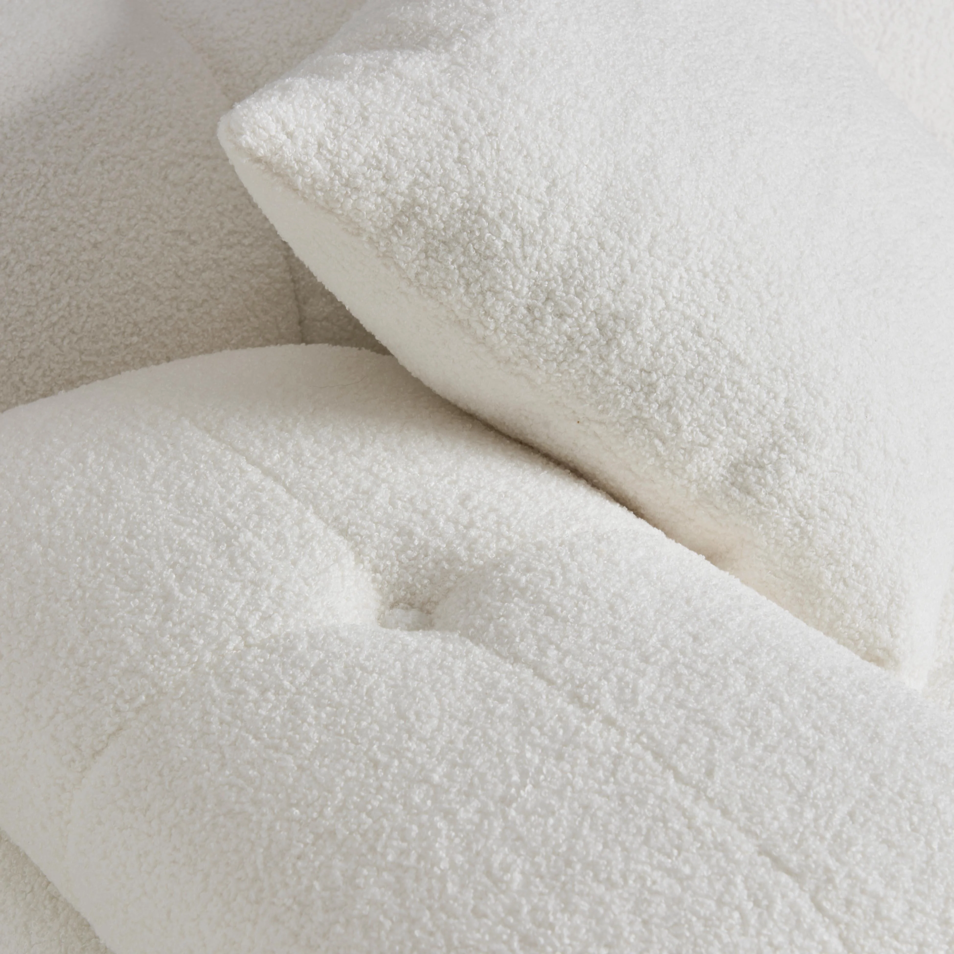 Calliope Vegan Shearling Modular Loveseat 19 Calliope Vegan Shearling Modular Loveseat