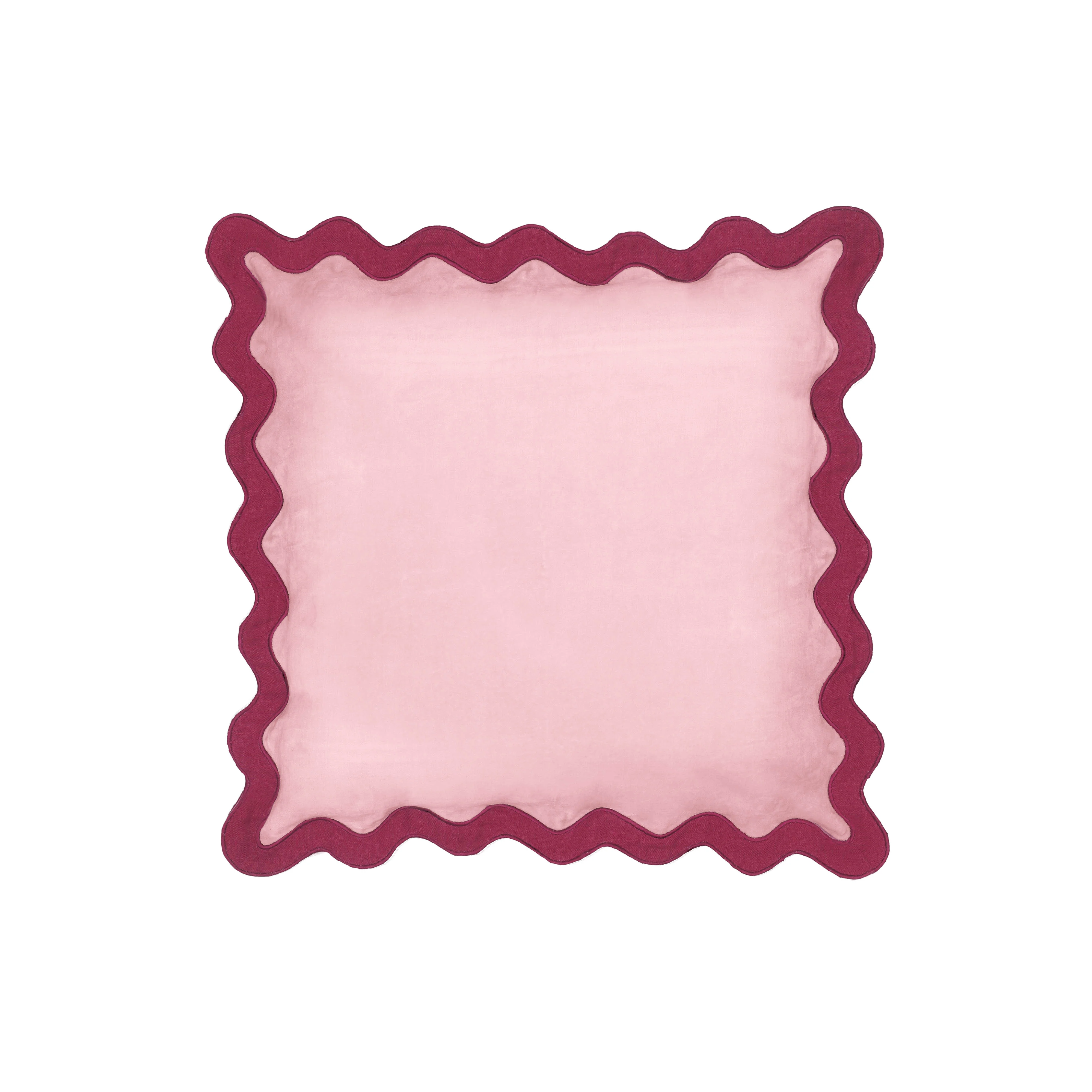 Scalloped Edge 24" Square Throw Pillow Cover 83 Scalloped Edge 24" Square Throw Pillow Cover