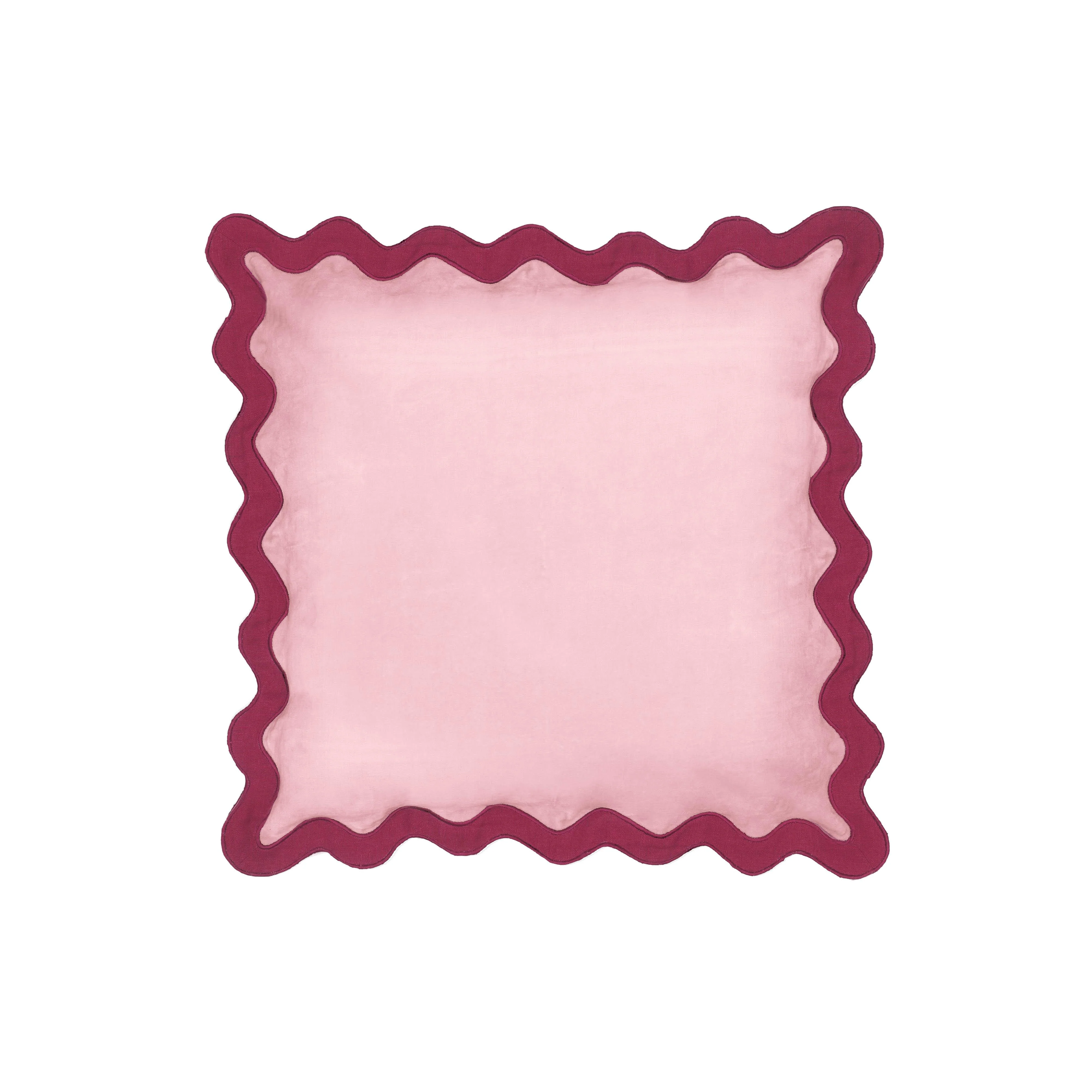Scalloped Edge 24" Square Throw Pillow Cover 88 Scalloped Edge 24" Square Throw Pillow Cover