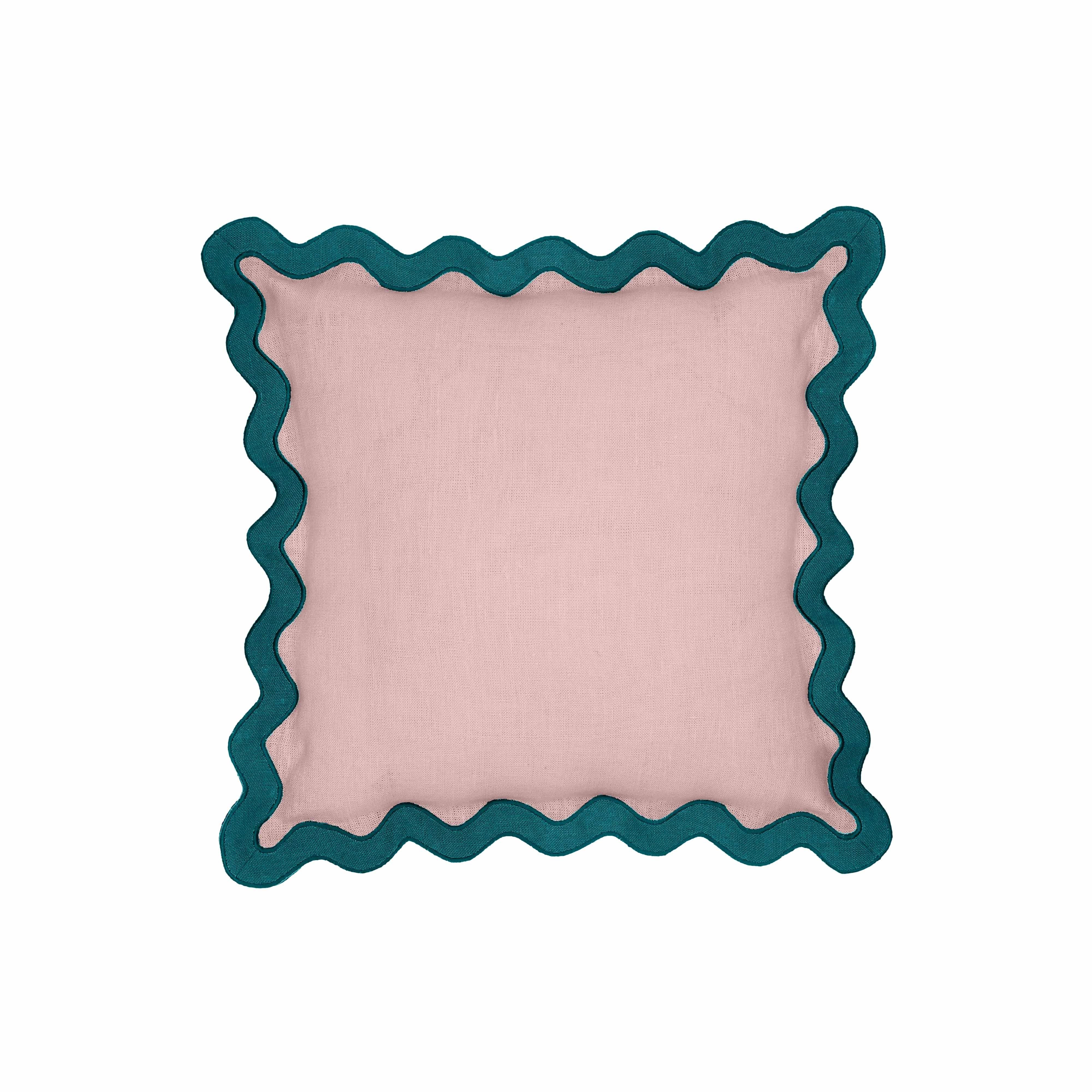 Scalloped Edge 24" Square Throw Pillow Cover 110 Scalloped Edge 24" Square Throw Pillow Cover