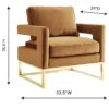 Avery Velvet Accent Chair