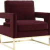 Avery Velvet Accent Chair