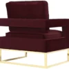 Avery Velvet Accent Chair