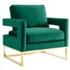 Avery Velvet Accent Chair