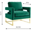 Avery Velvet Accent Chair