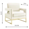 Avery Velvet Accent Chair