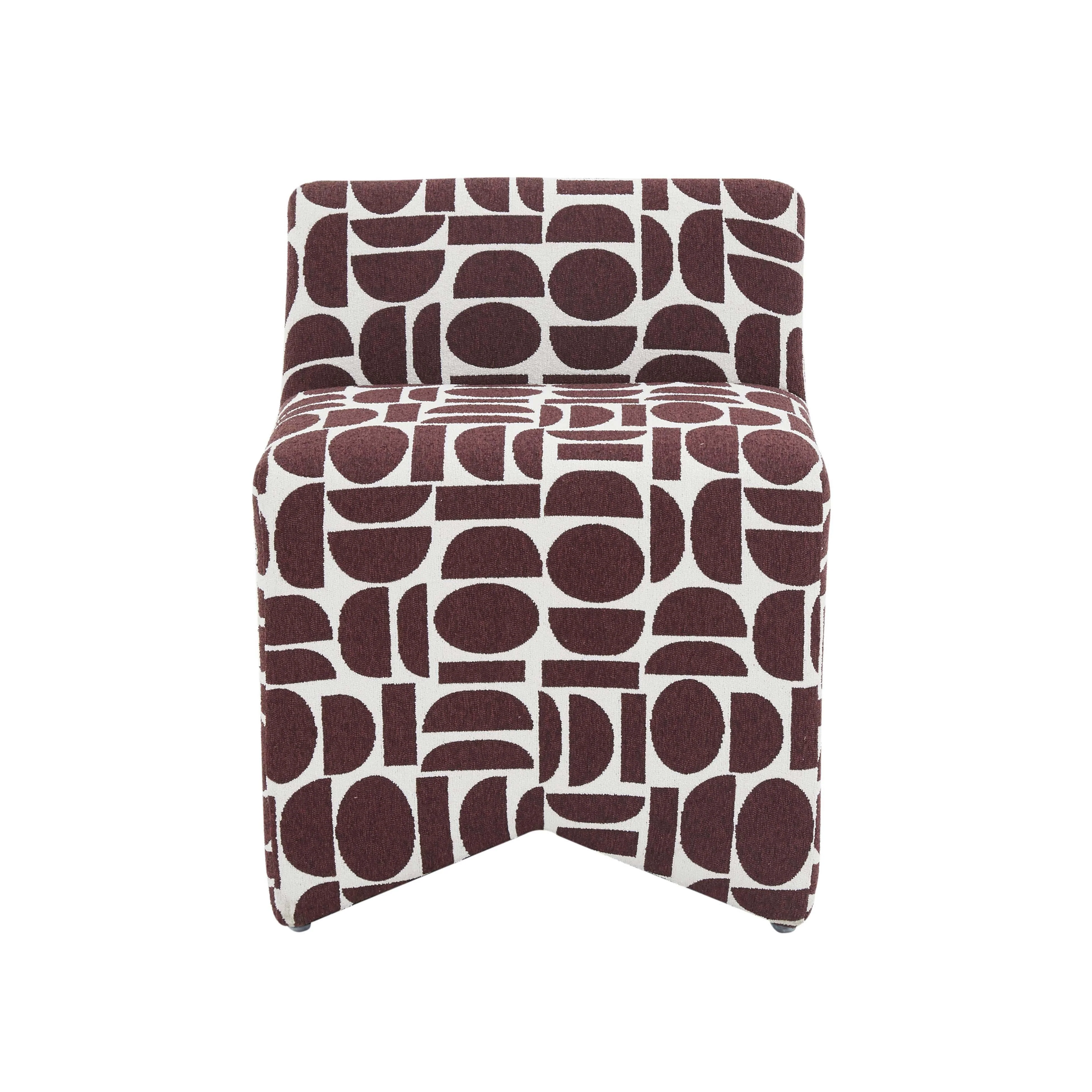 Pippa Geometric Jacquard Weave Stool 16 Pippa Geometric Jacquard Weave Stool
