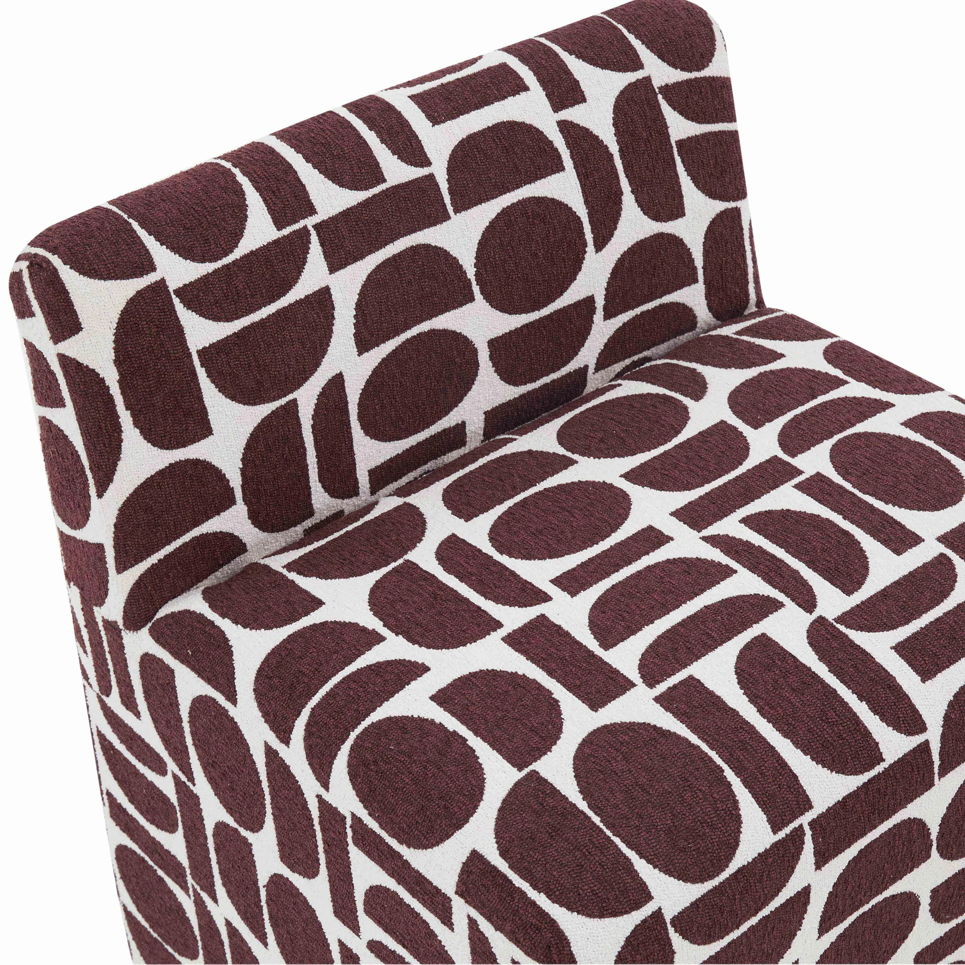 Pippa Geometric Jacquard Weave Stool 18 Pippa Geometric Jacquard Weave Stool