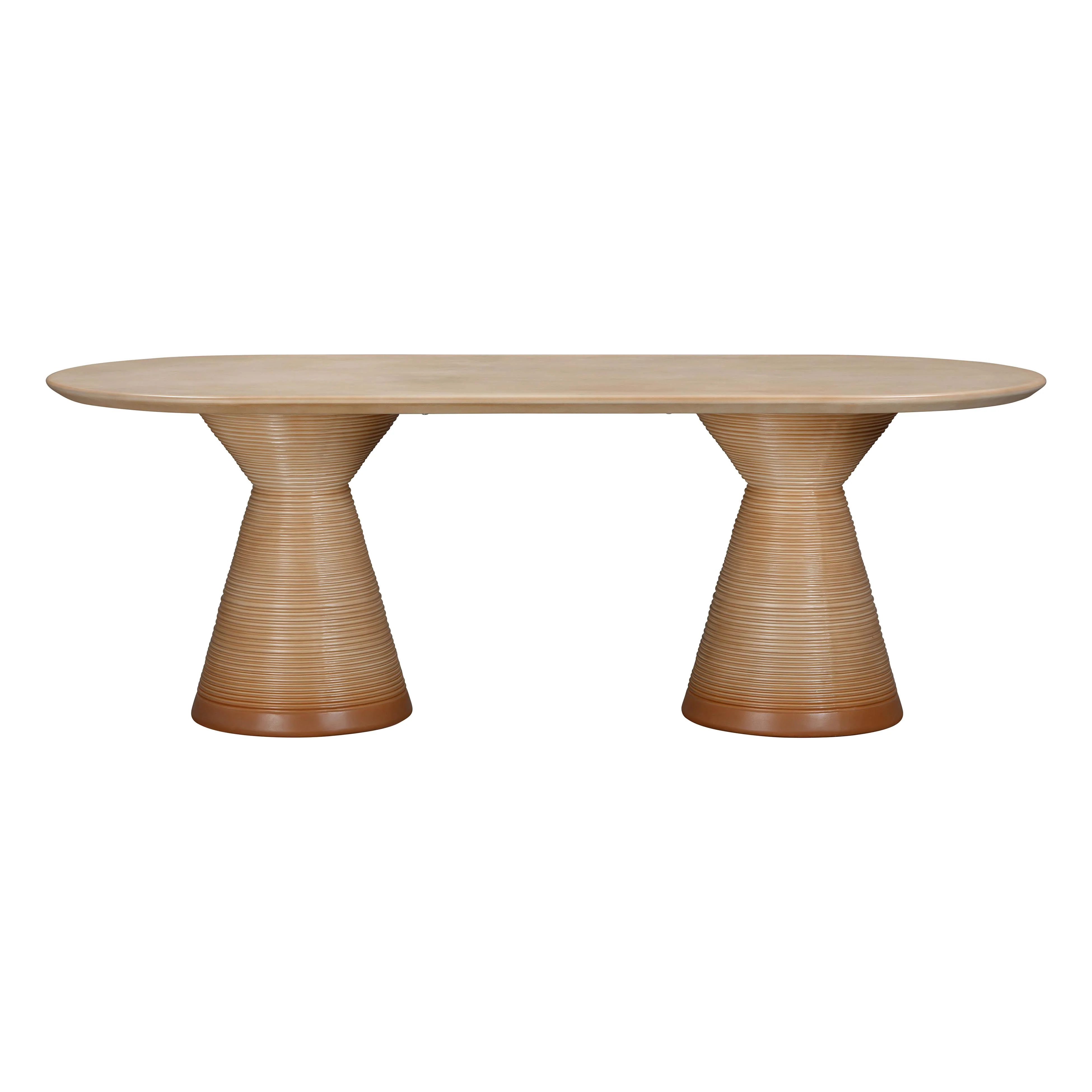 Fassa Terracotta Indoor / Outdoor 87" Oval Dining Table 10 Fassa Terracotta Indoor / Outdoor 87" Oval Dining Table