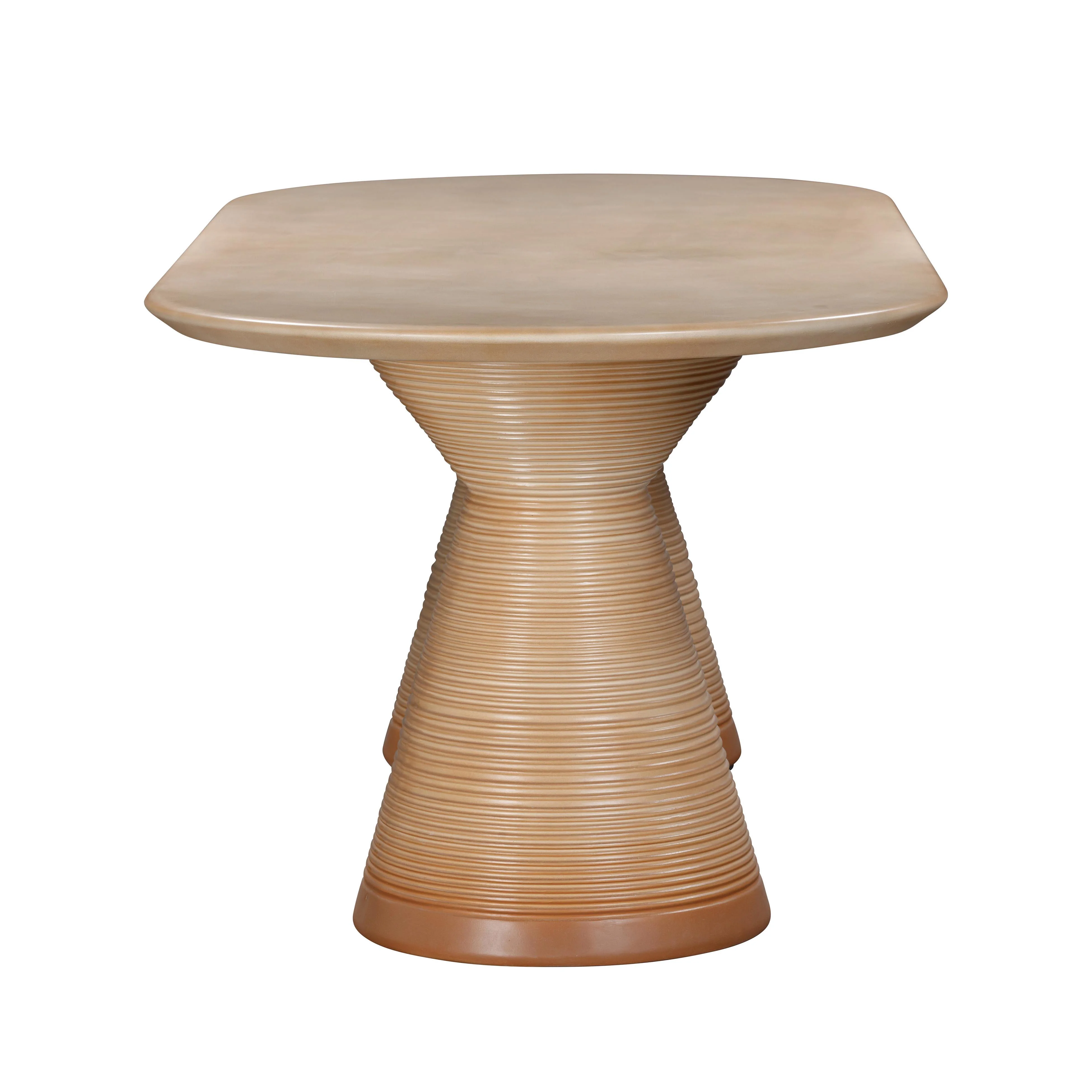 Fassa Terracotta Indoor / Outdoor 87" Oval Dining Table 11 Fassa Terracotta Indoor / Outdoor 87" Oval Dining Table