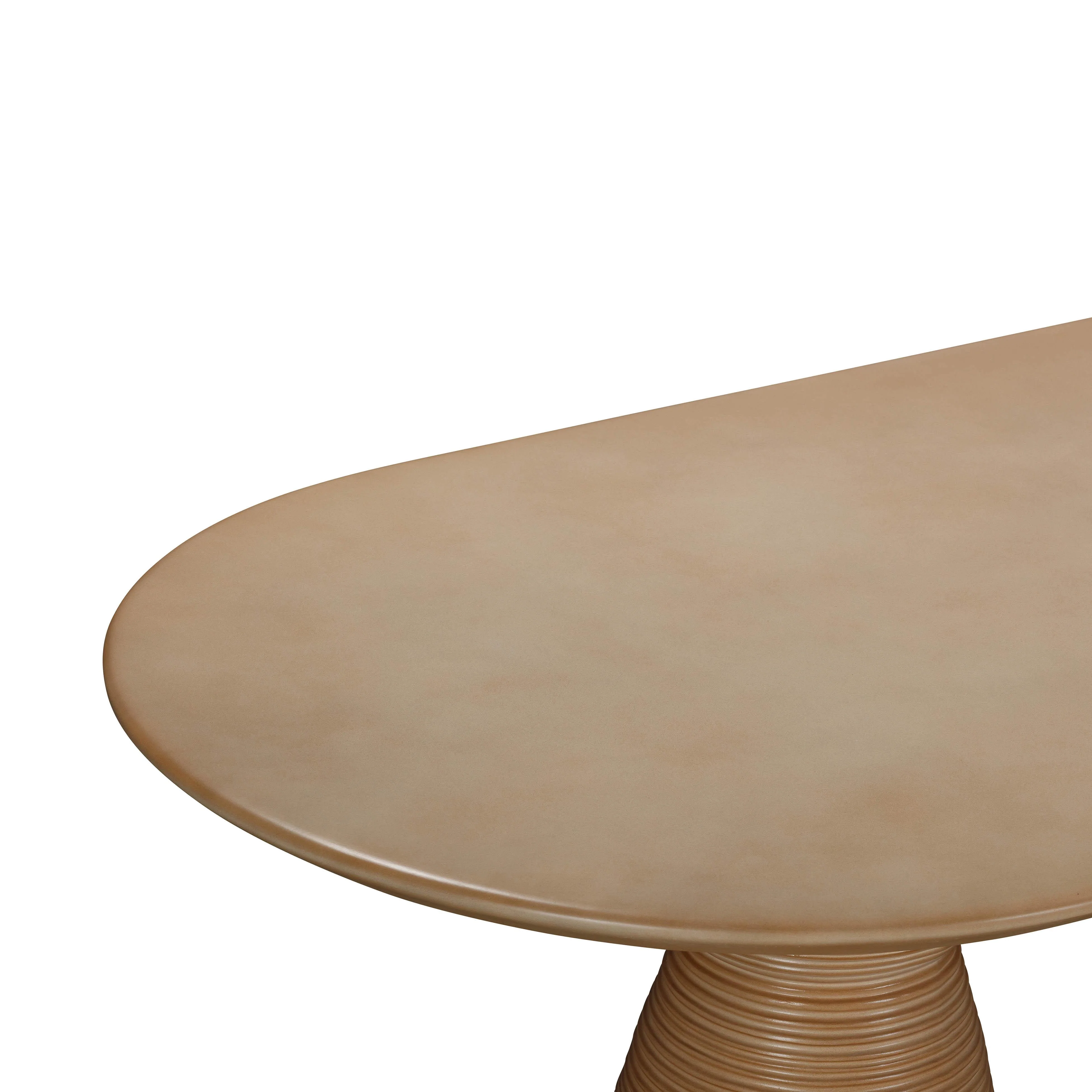 Fassa Terracotta Indoor / Outdoor 87" Oval Dining Table 12 Fassa Terracotta Indoor / Outdoor 87" Oval Dining Table