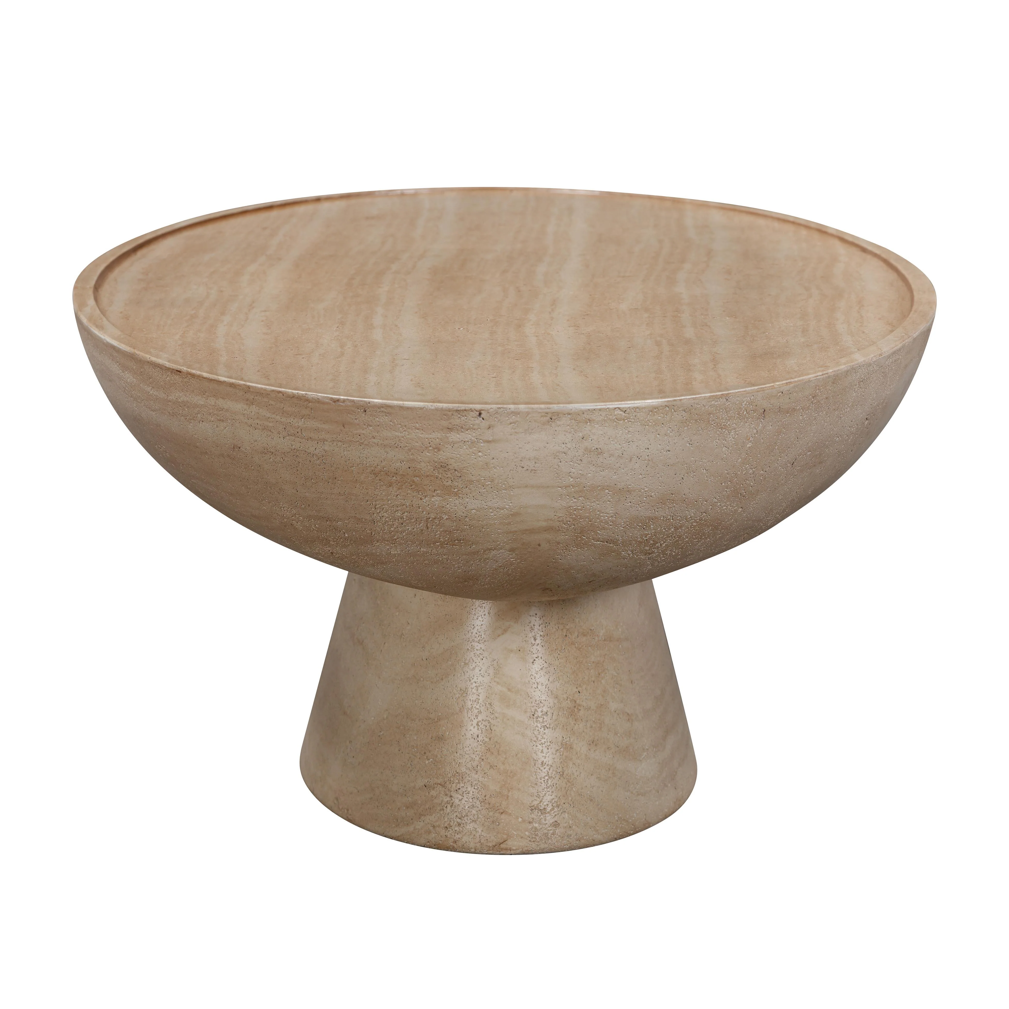 Eclipse Textured Faux Travertine Indoor / Outdoor Coffee Table 11 Eclipse Textured Faux Travertine Indoor / Outdoor Coffee Table