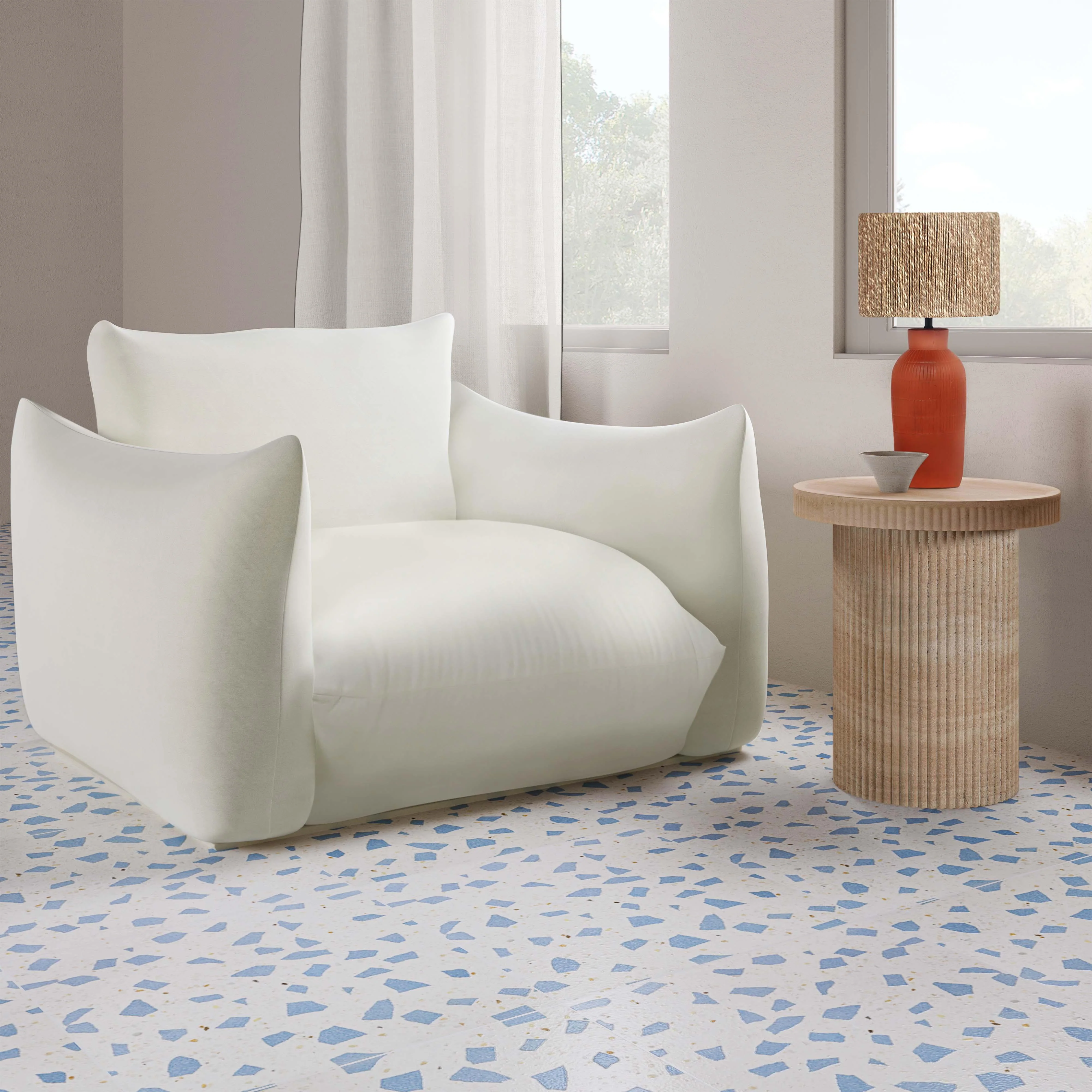 Darcy Concrete Indoor / Outdoor Side Table 22 Darcy Concrete Indoor / Outdoor Side Table