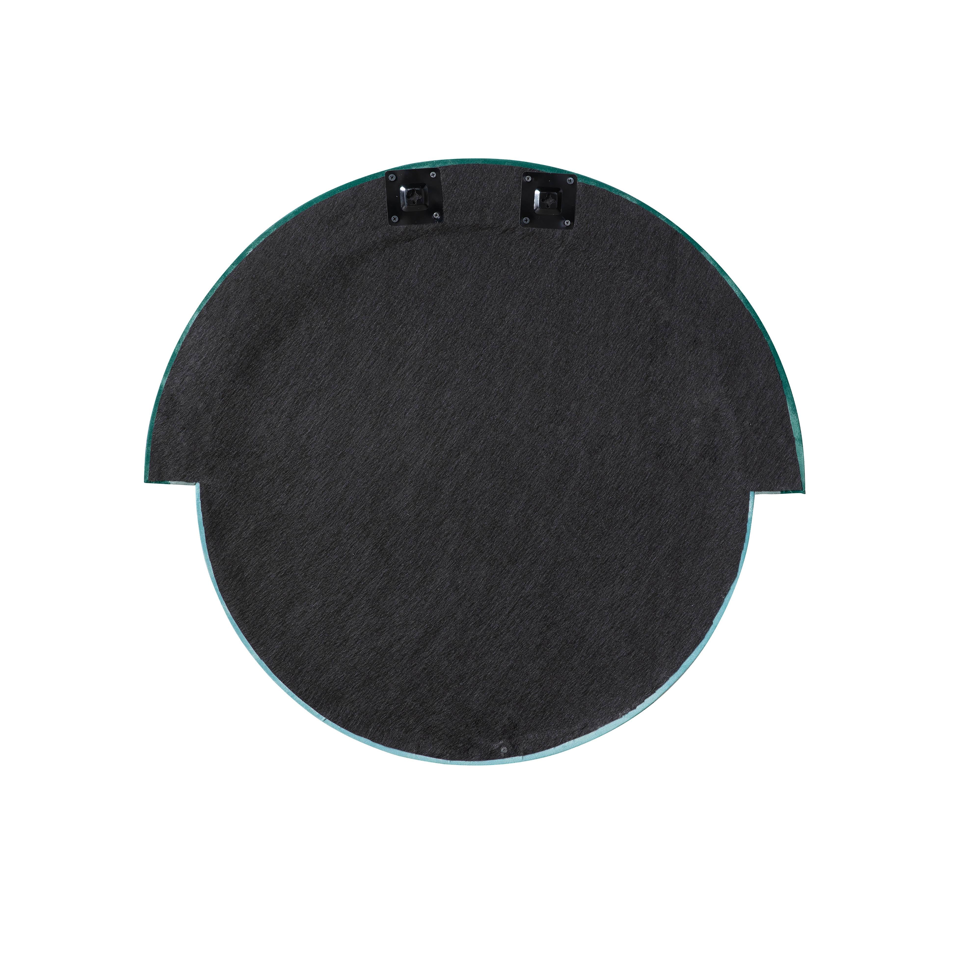 Lally Velvet Round Wall Mirror 14 Lally Velvet Round Wall Mirror