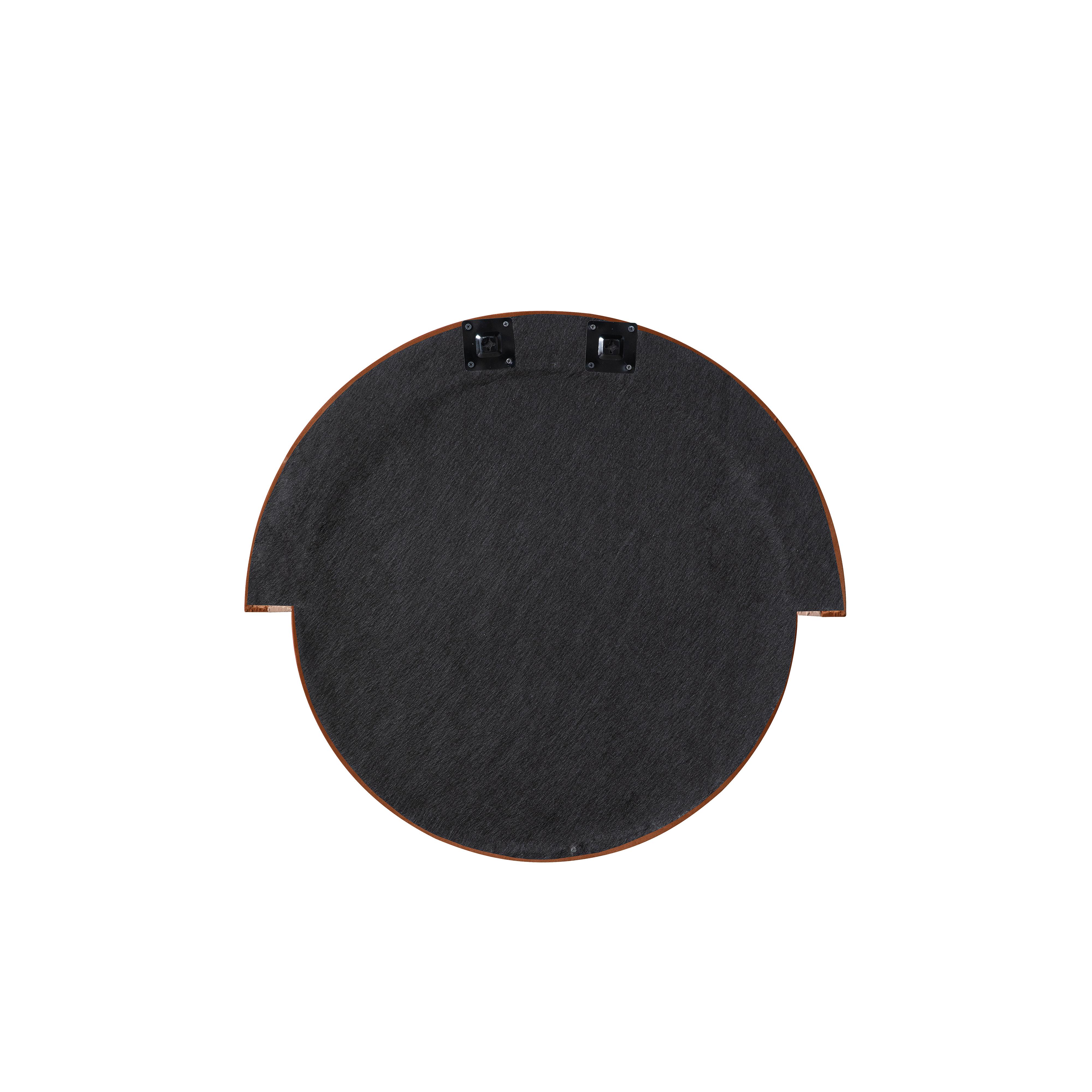 Lally Velvet Round Wall Mirror 19 Lally Velvet Round Wall Mirror