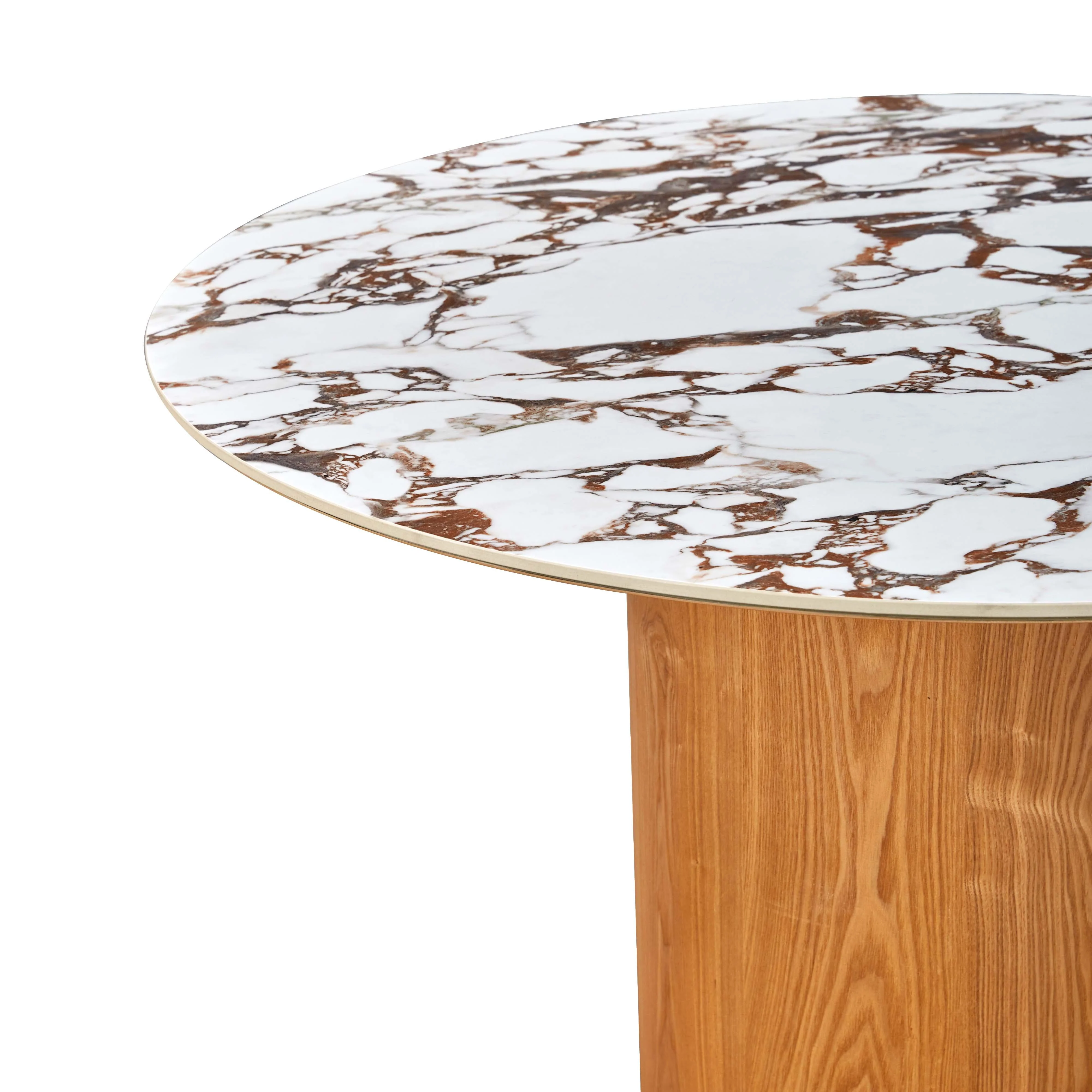 Tamara Marble Ceramic 47" Round Dinette Table 11 Tamara Marble Ceramic 47" Round Dinette Table