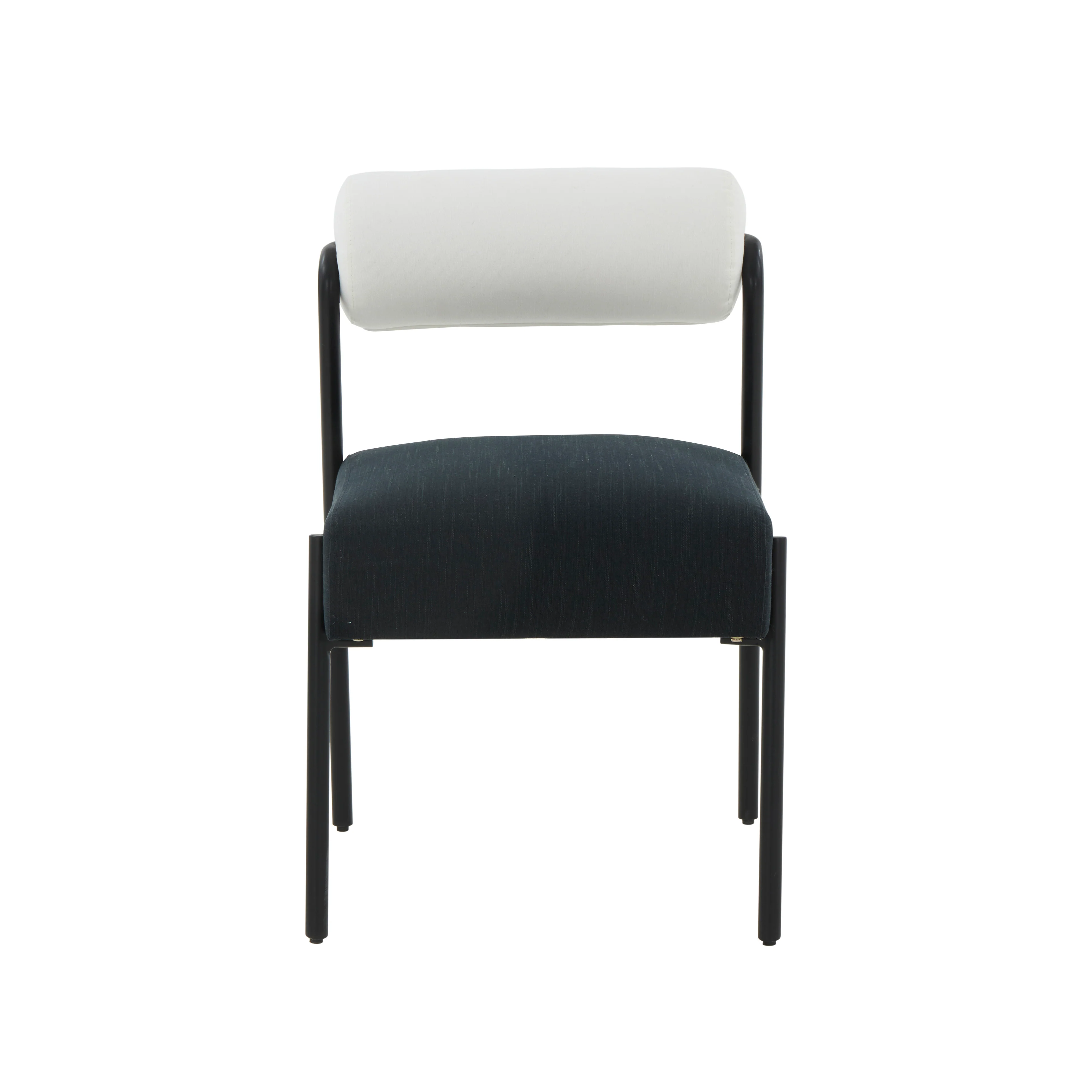Jolene Cream and Black Performance Linen Dining Chair - Set of 2 11 Jolene Cream and Black Performance Linen Dining Chair - Set of 2