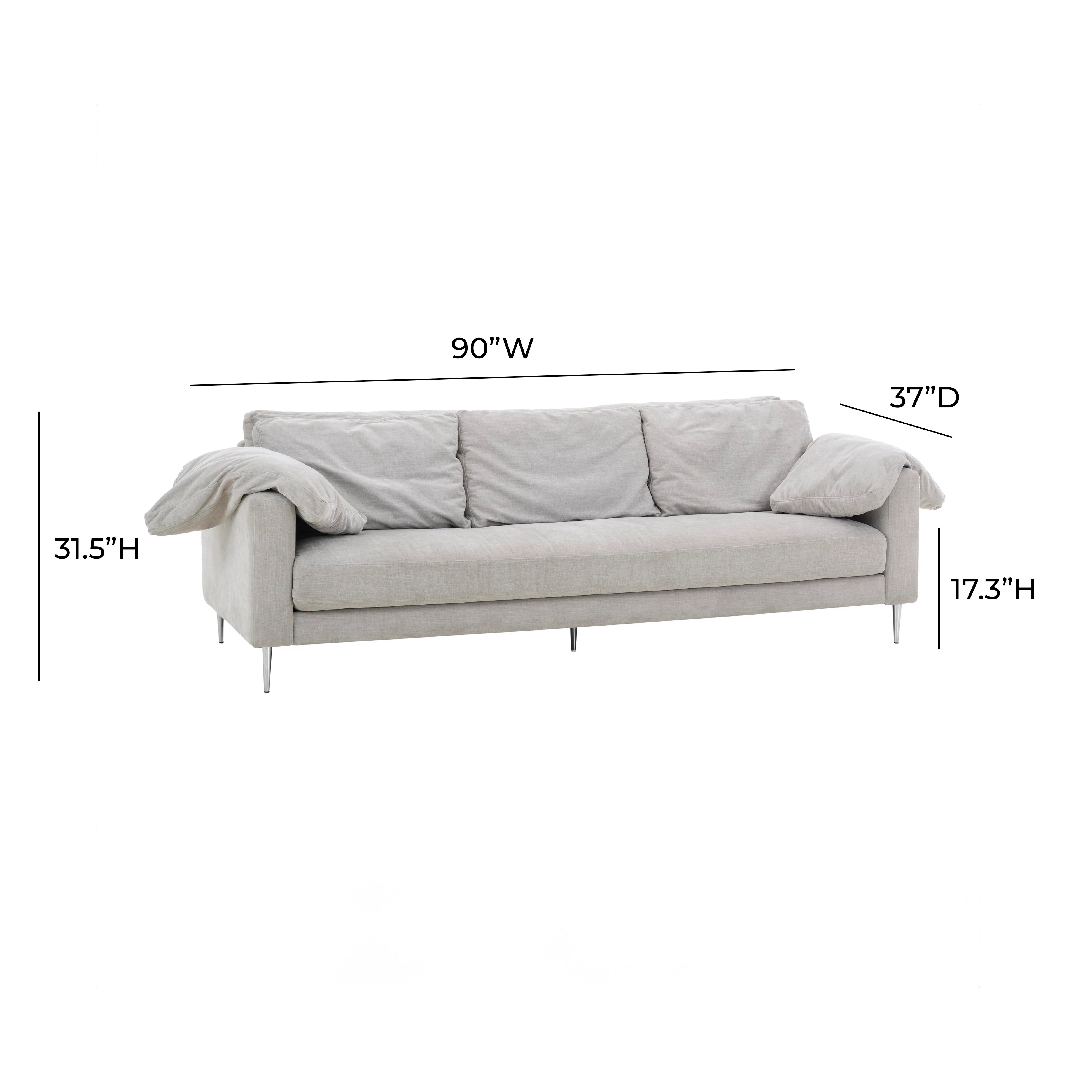 Vari Textured Velvet Lounge Sofa 27 Vari Textured Velvet Lounge Sofa