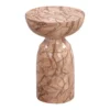 Rue Marble Indoor / Outdoor Round Side Table
